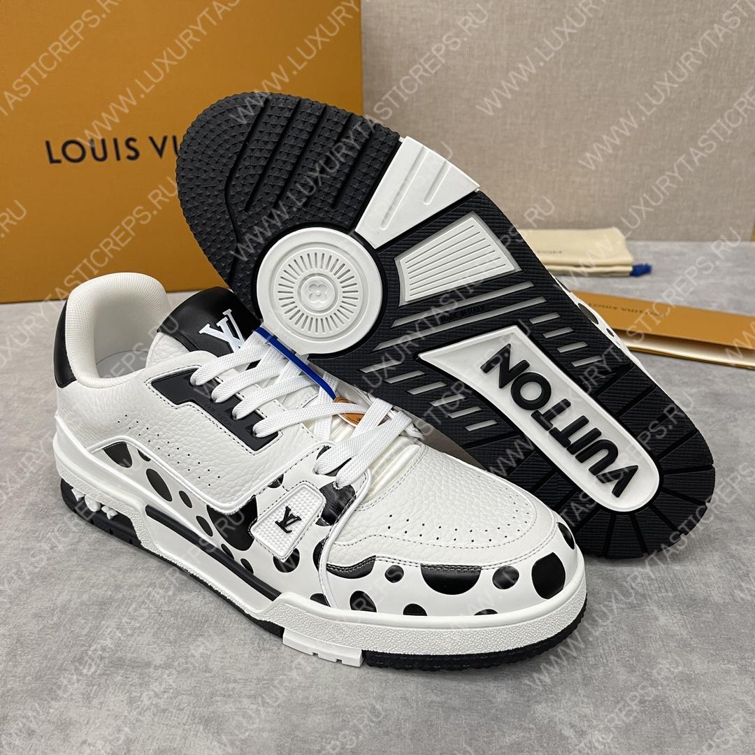 l**is V*t*n infinity dot sneakers black and white 1ab9h7