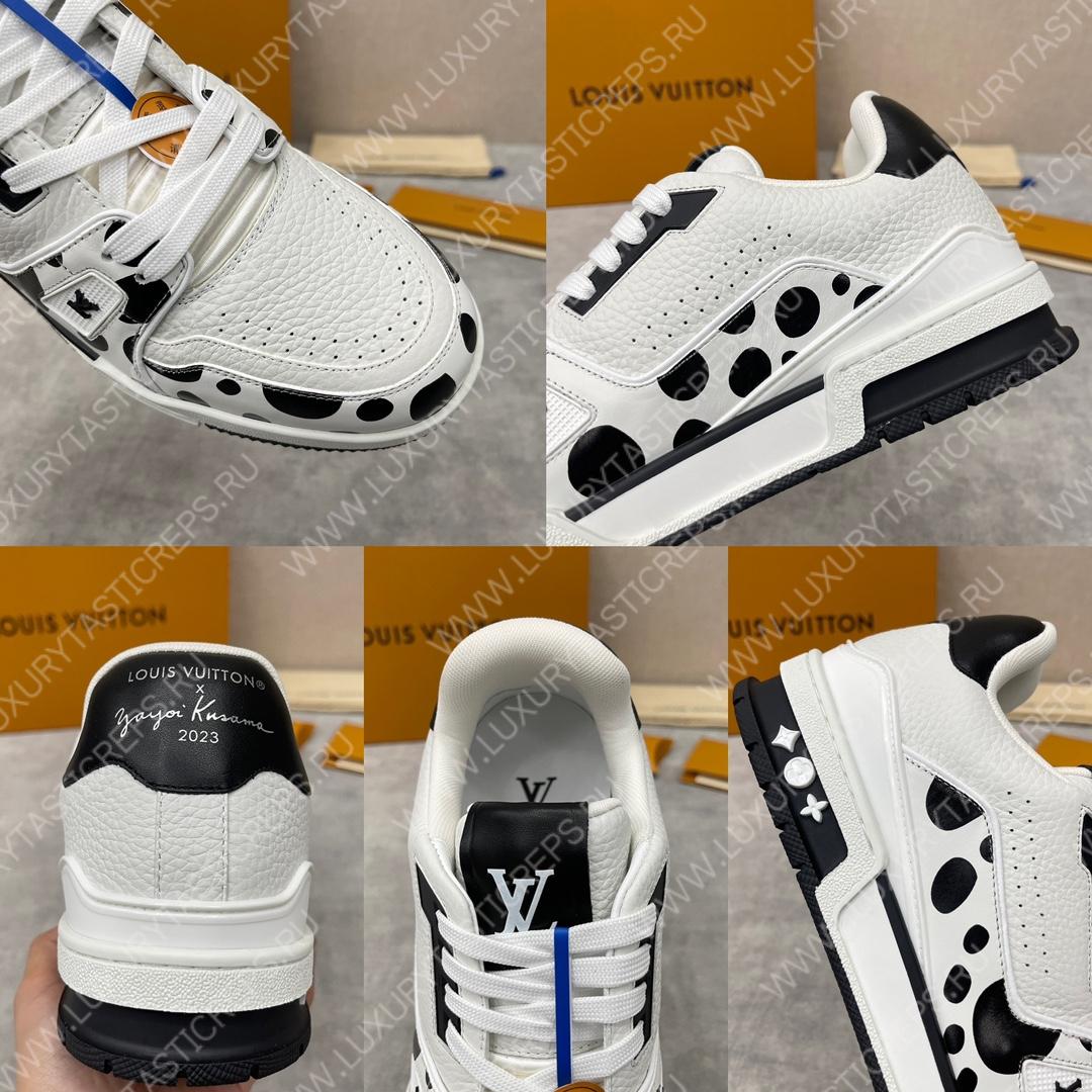 l**is V*t*n infinity dot sneakers black and white 1ab9h7