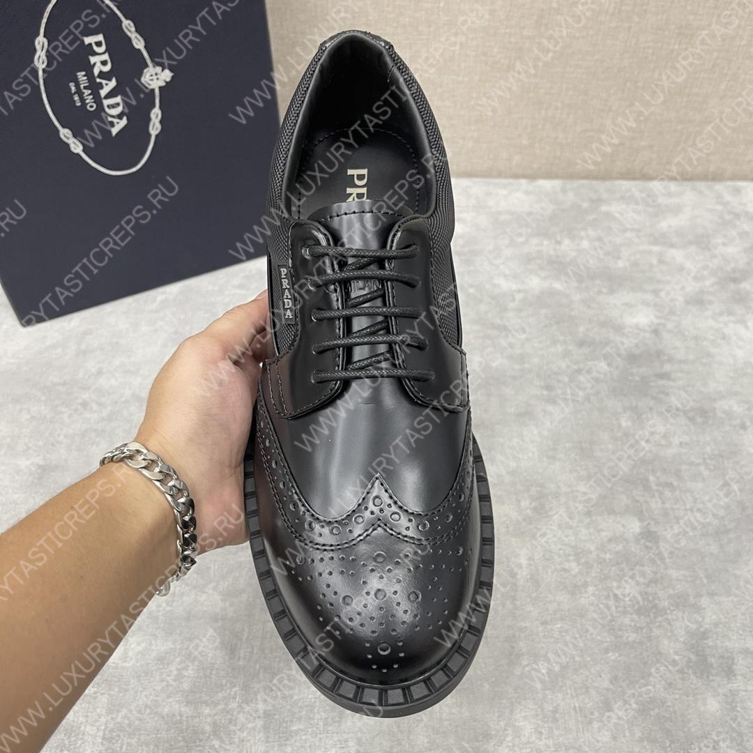 Pra*a derby brogue shoes black 2ee307