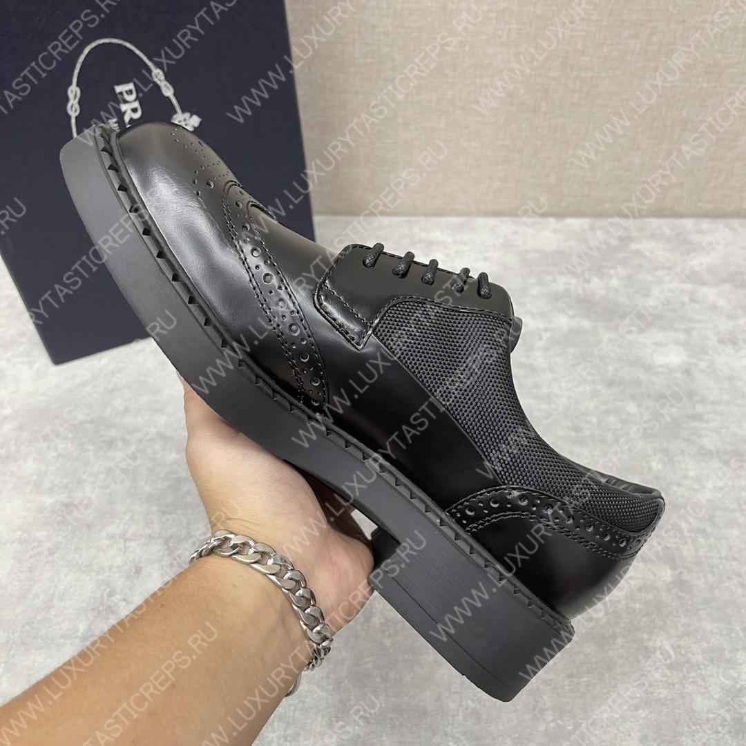 Pra*a derby brogue shoes black 2ee307