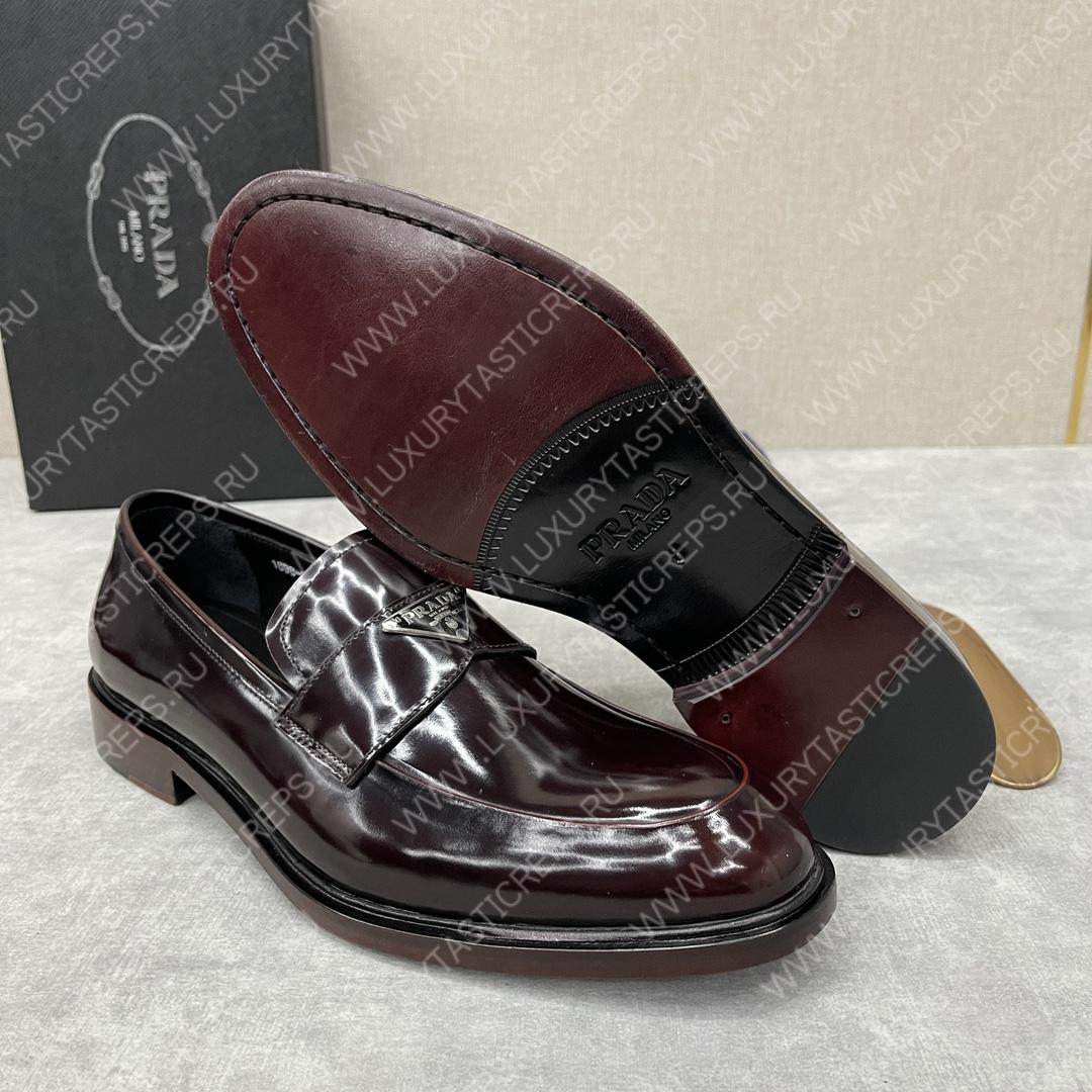 Pra*a loafers burgundy 2db180