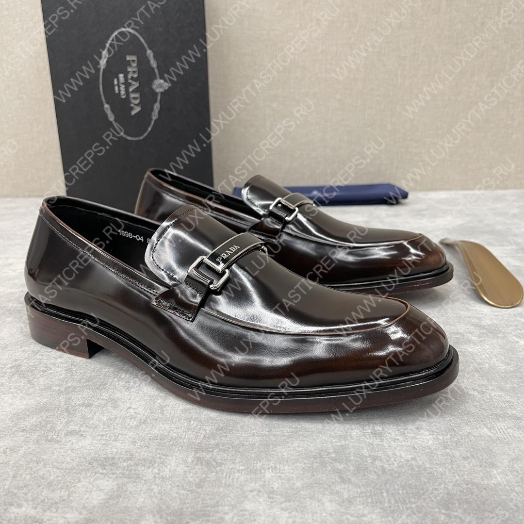 Pra*a loafers black and brown 2db180