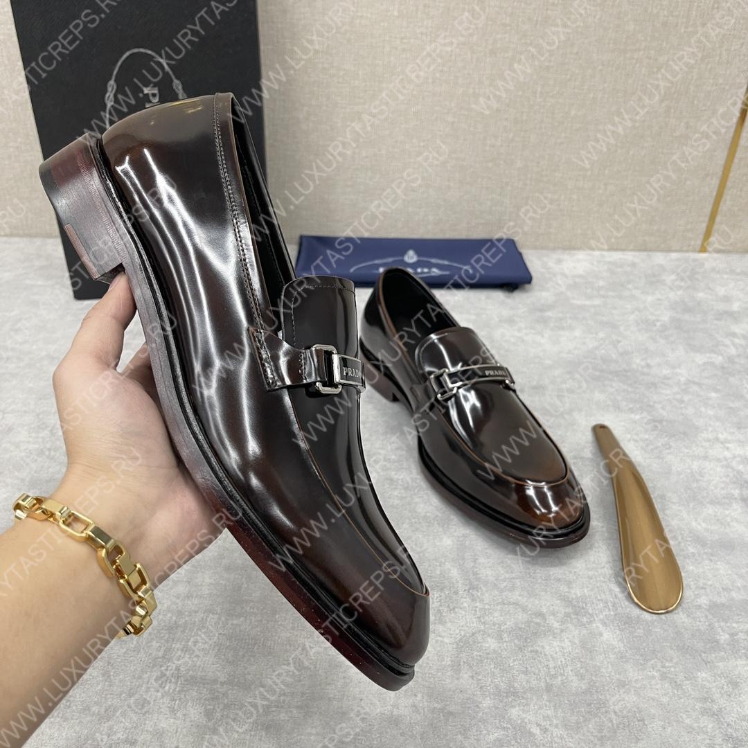 Pra*a loafers black and brown 2db180