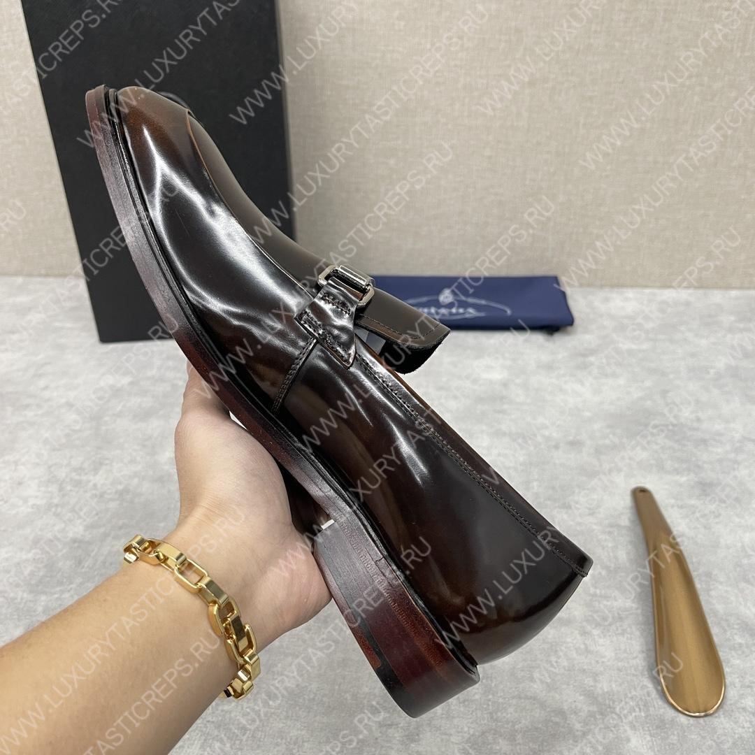 Pra*a loafers black and brown 2db180