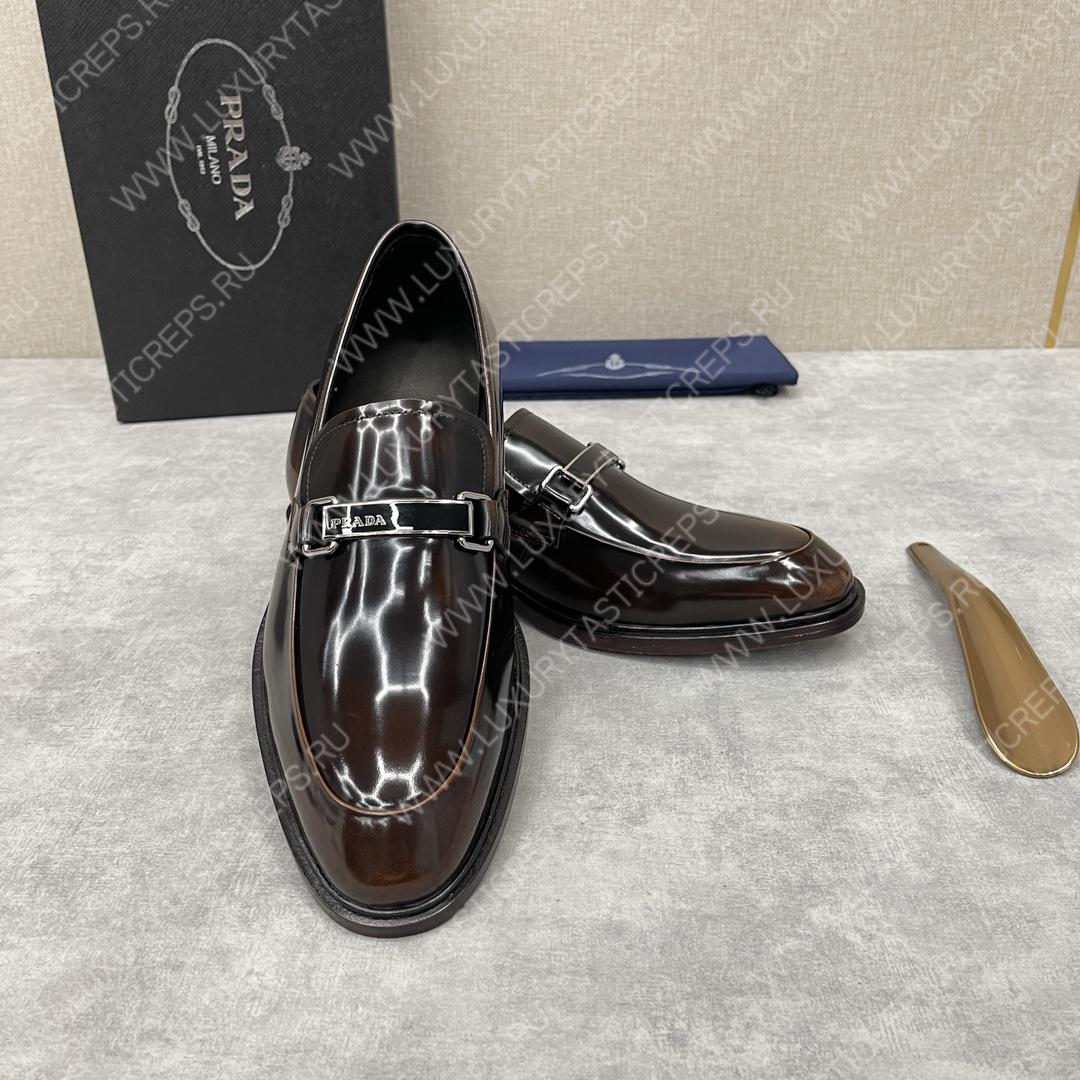 Pra*a loafers black and brown 2db180