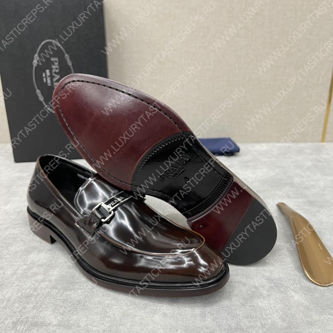 Pra*a loafers black and brown 2db180