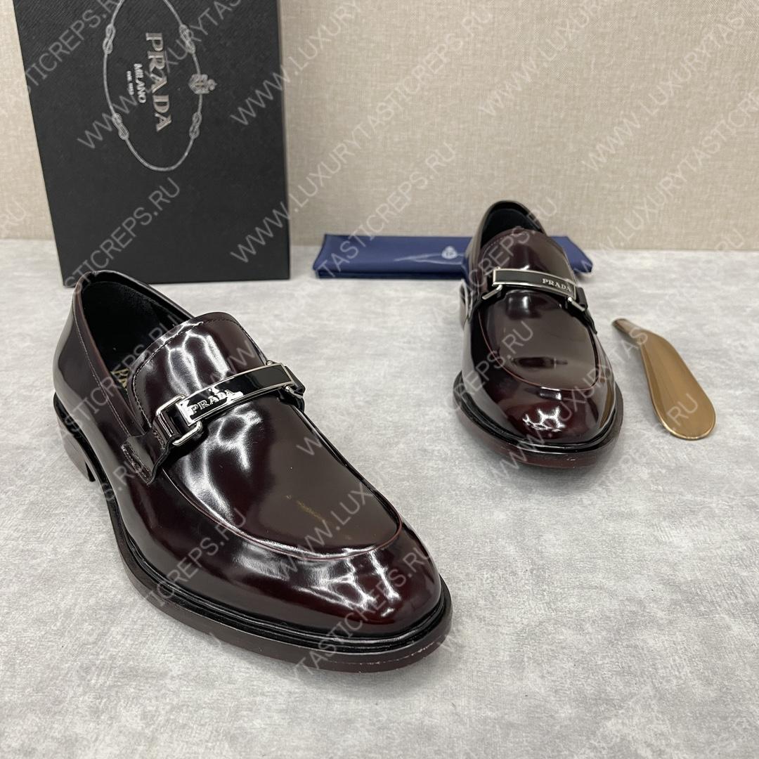 Pra*a loafers burgundy 2db180