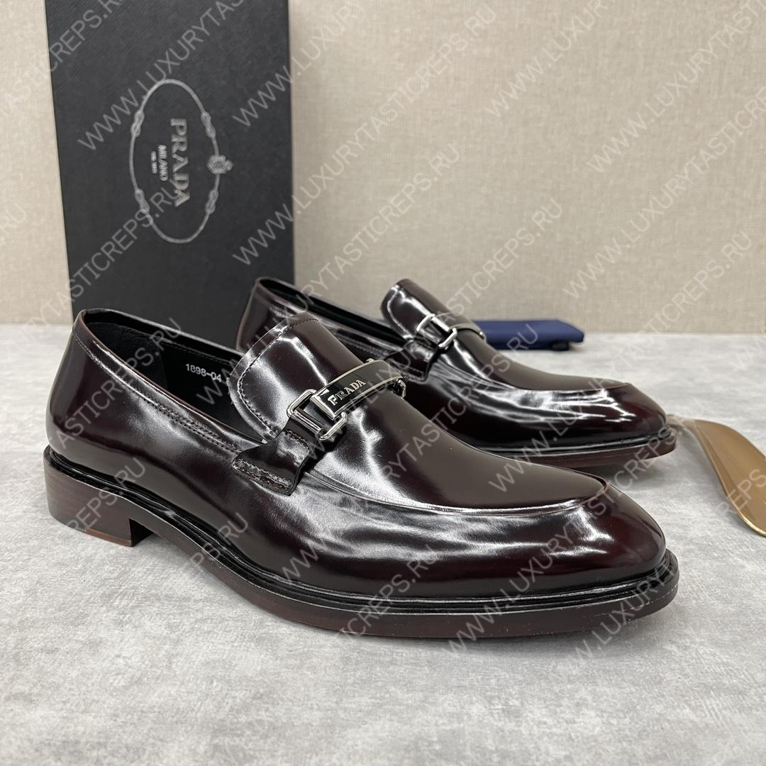 Pra*a loafers burgundy 2db180