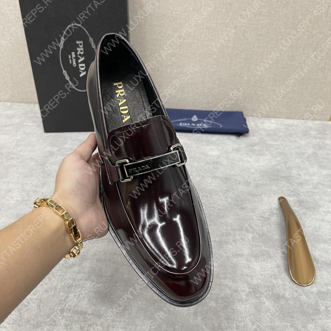 Pra*a loafers burgundy 2db180