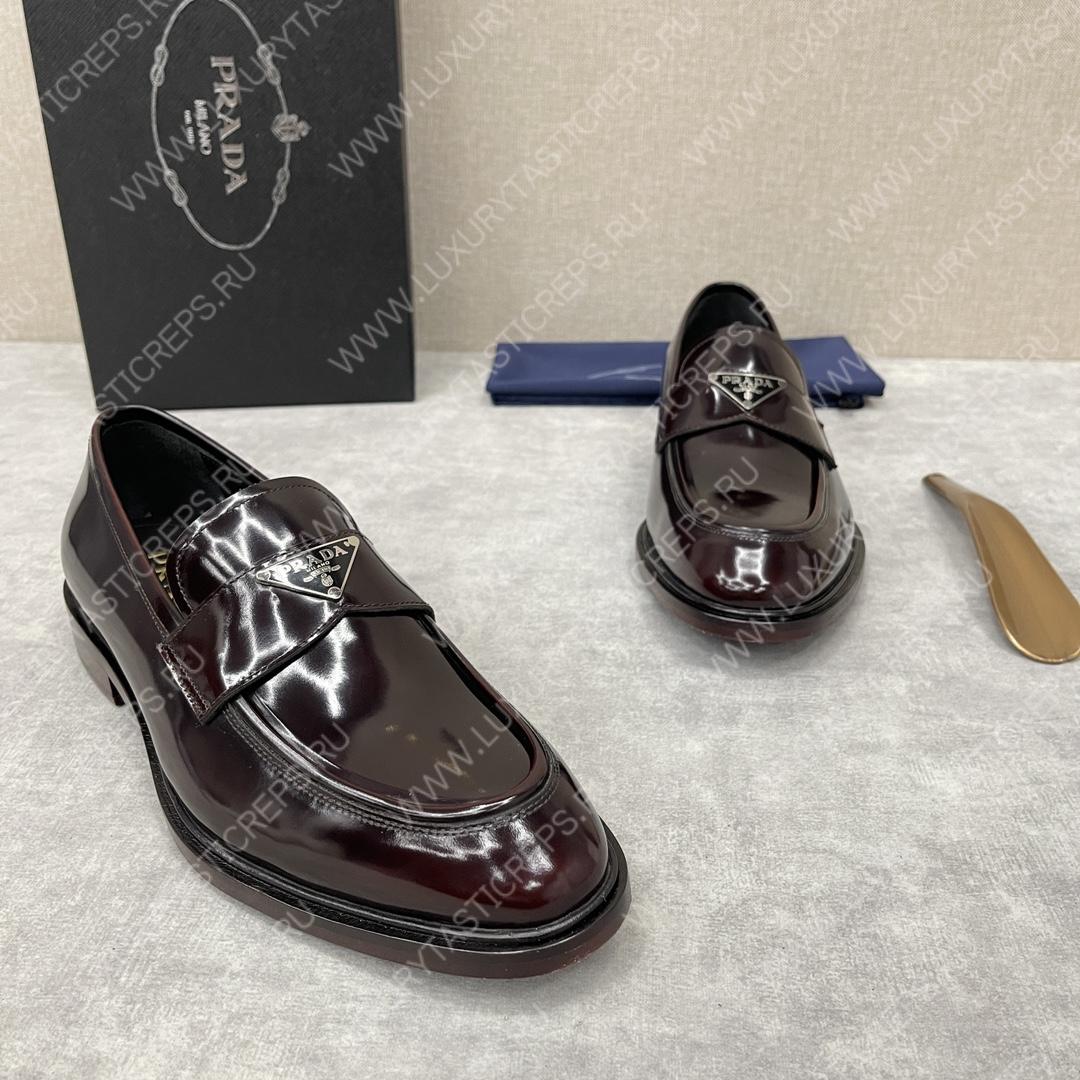 Pra*a loafers burgundy 2db180