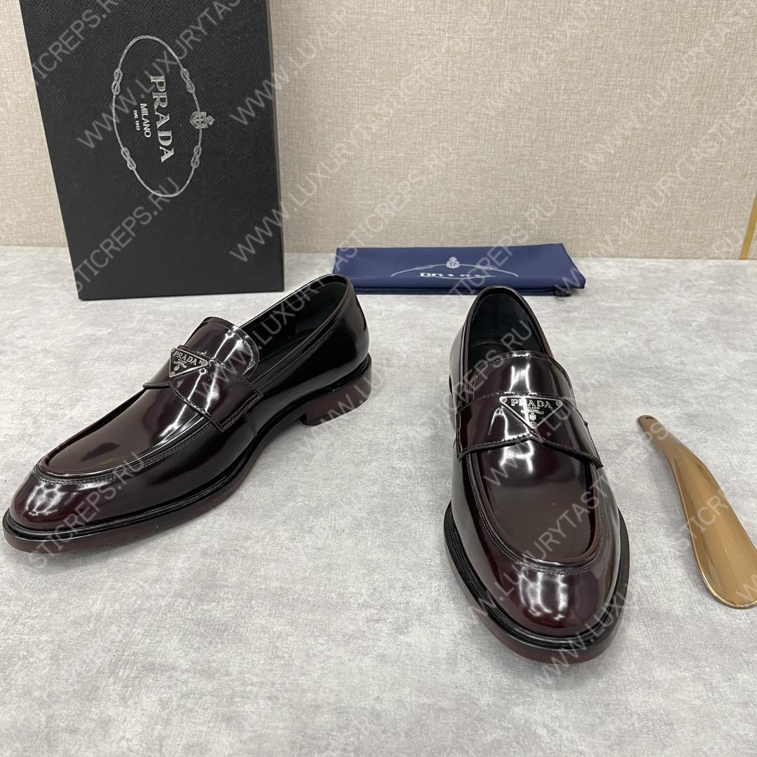 Pra*a loafers burgundy 2db180