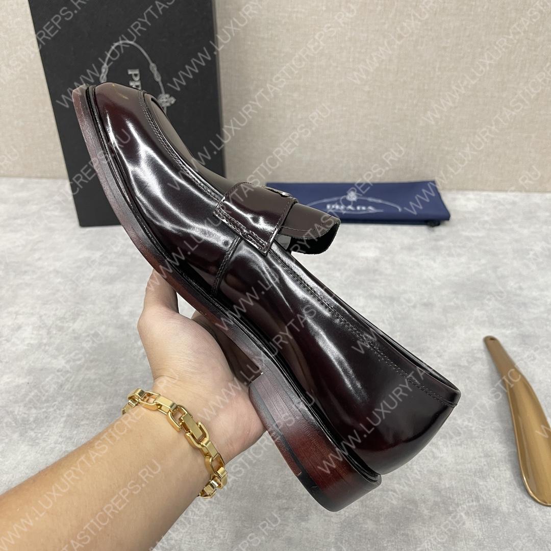 Pra*a loafers burgundy 2db180