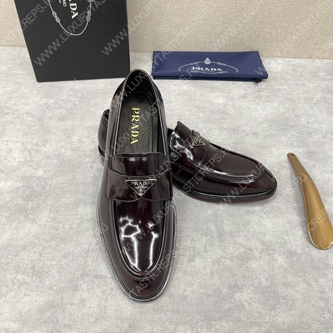 Pra*a loafers burgundy 2db180