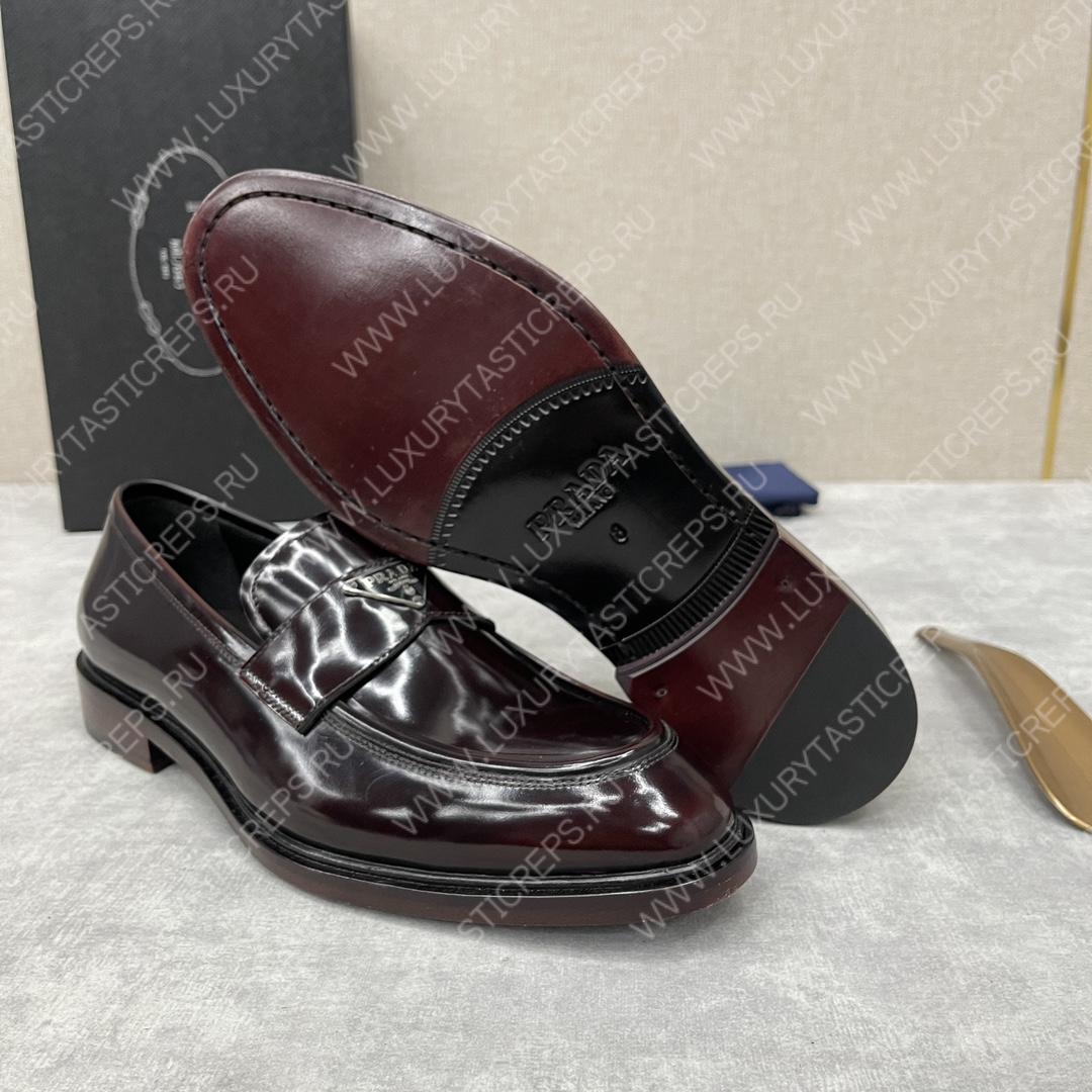 Pra*a loafers burgundy 2db180