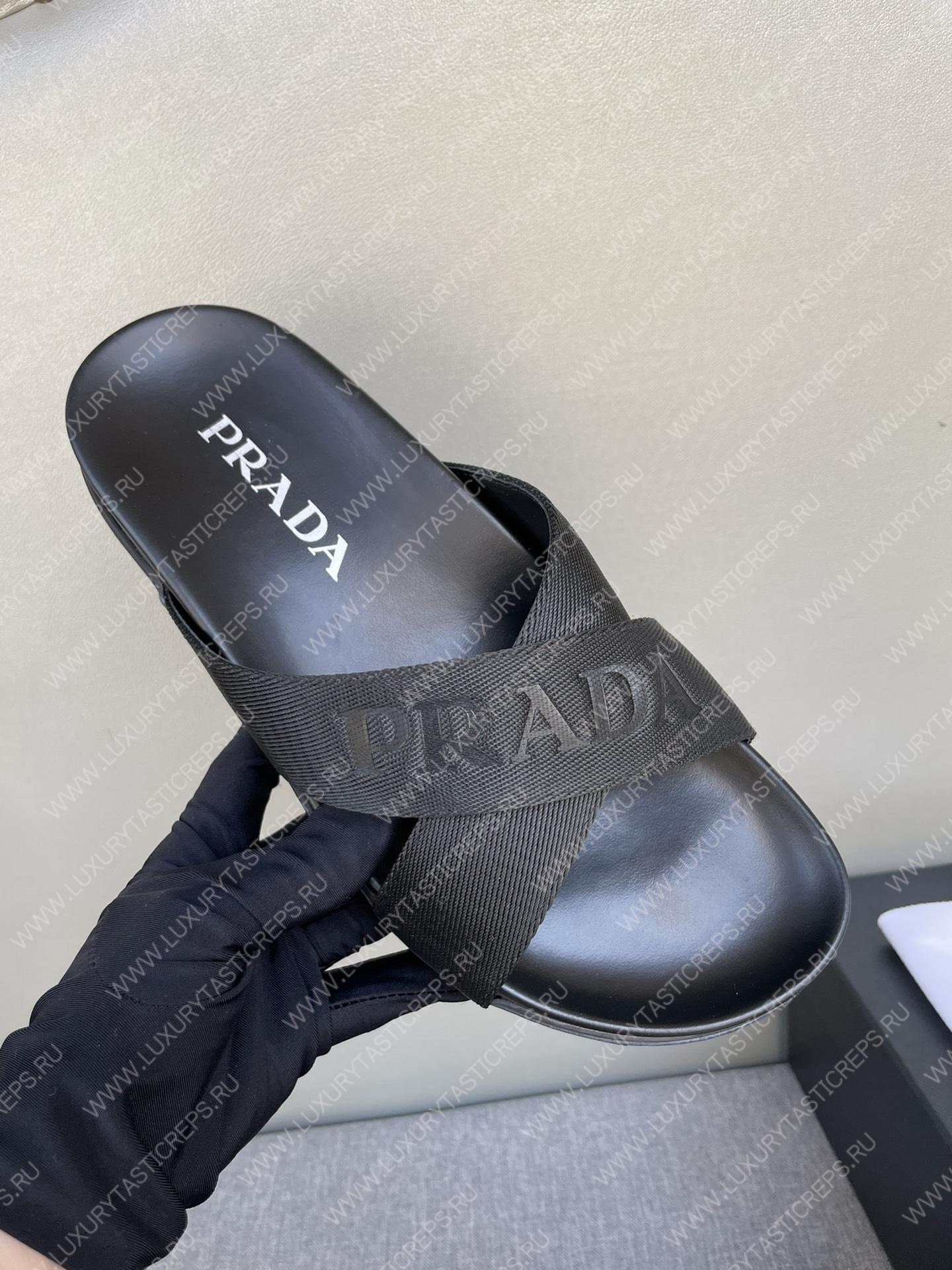Pra*a leather sandal black 2x2471