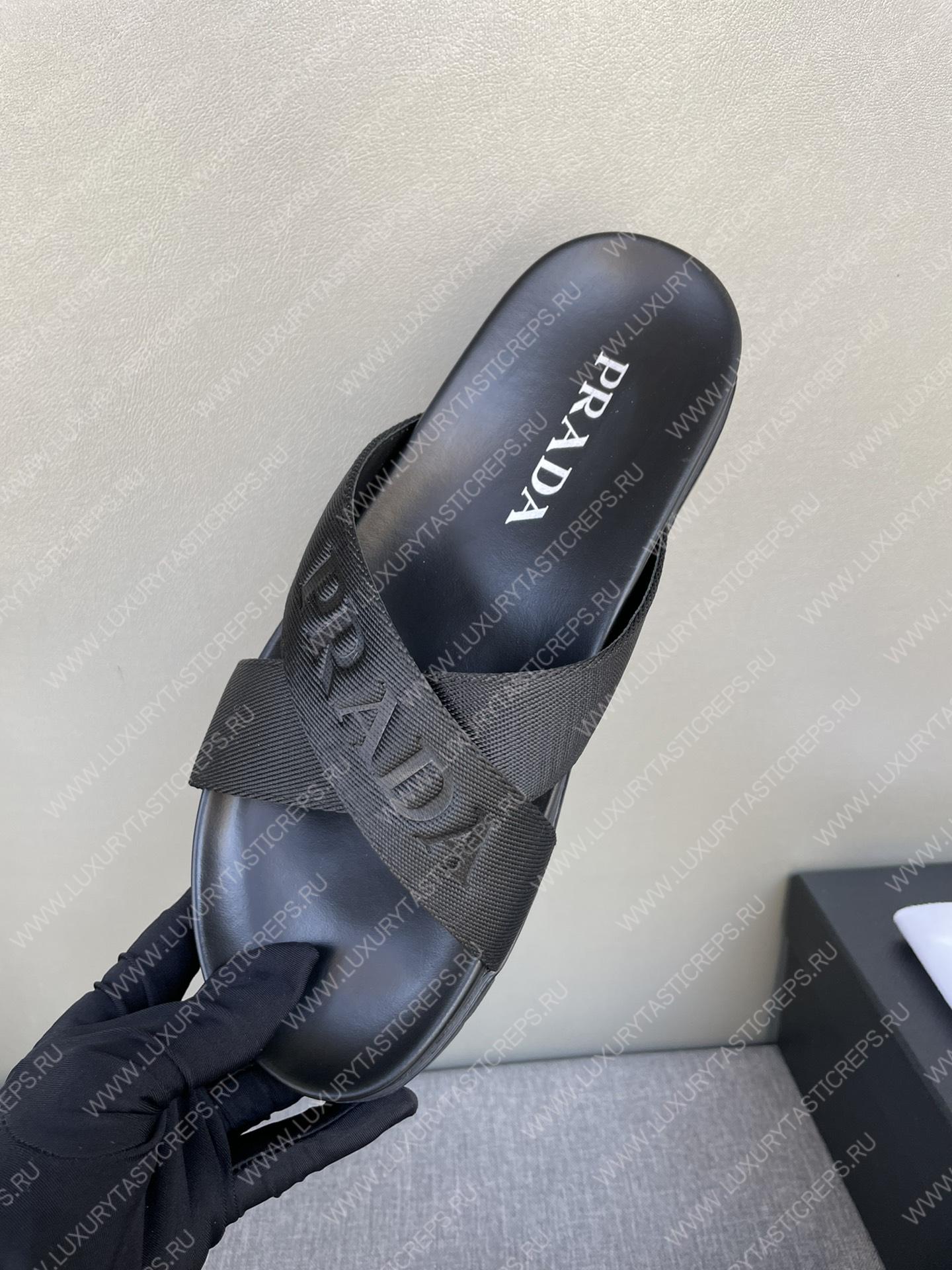 Pra*a leather sandal black 2x2471