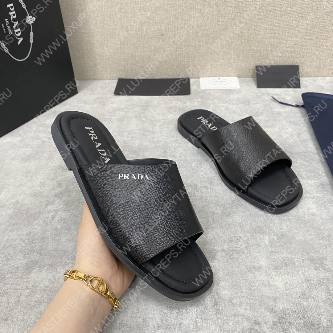 Pra*a leather sandals black 2y5018