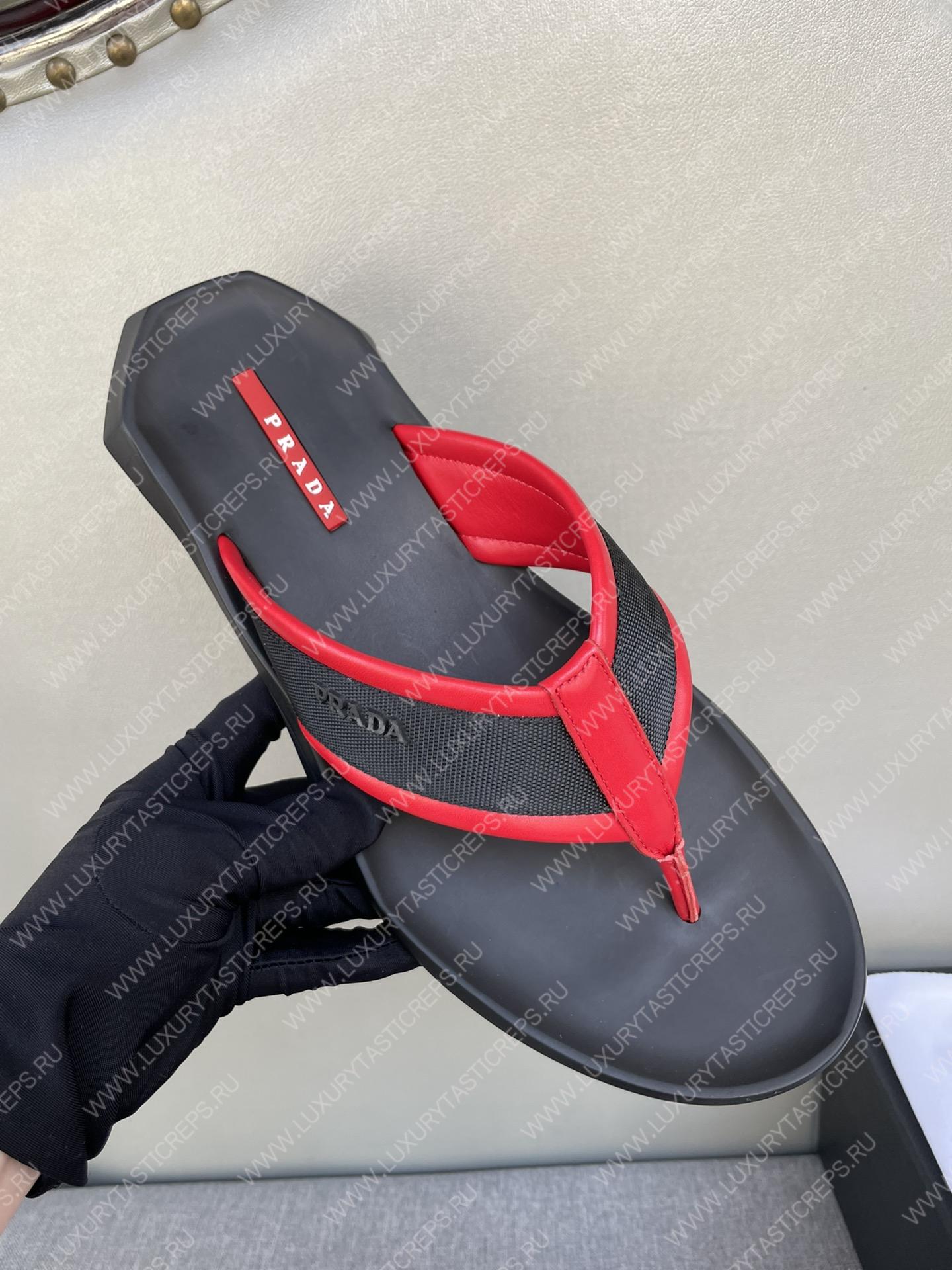 Pra*a rubber slipper red 1bx219