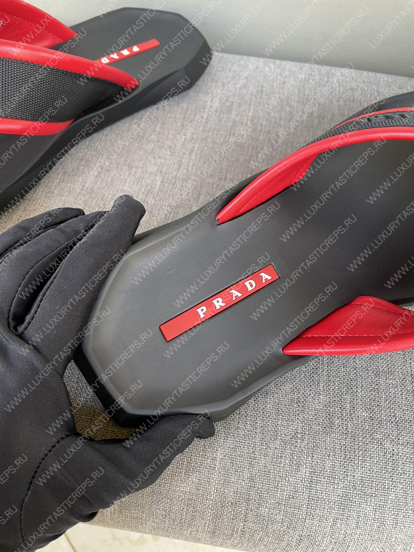 Pra*a rubber slipper red 1bx219