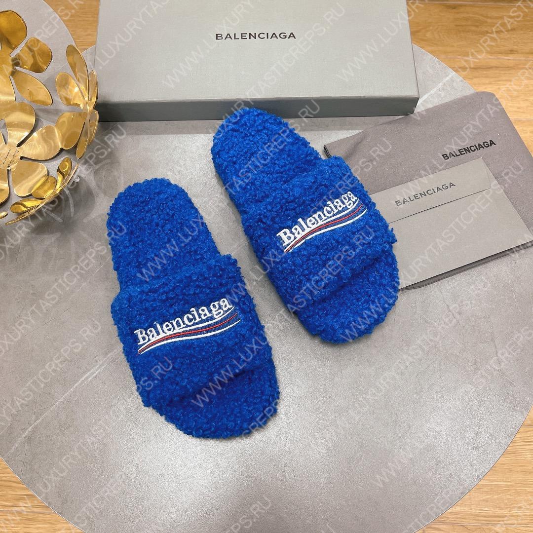 Ba*len*cia*ga slide dark blue 654261w2do11096