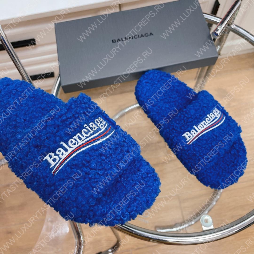 Ba*len*cia*ga slide dark blue 654261w2do11096
