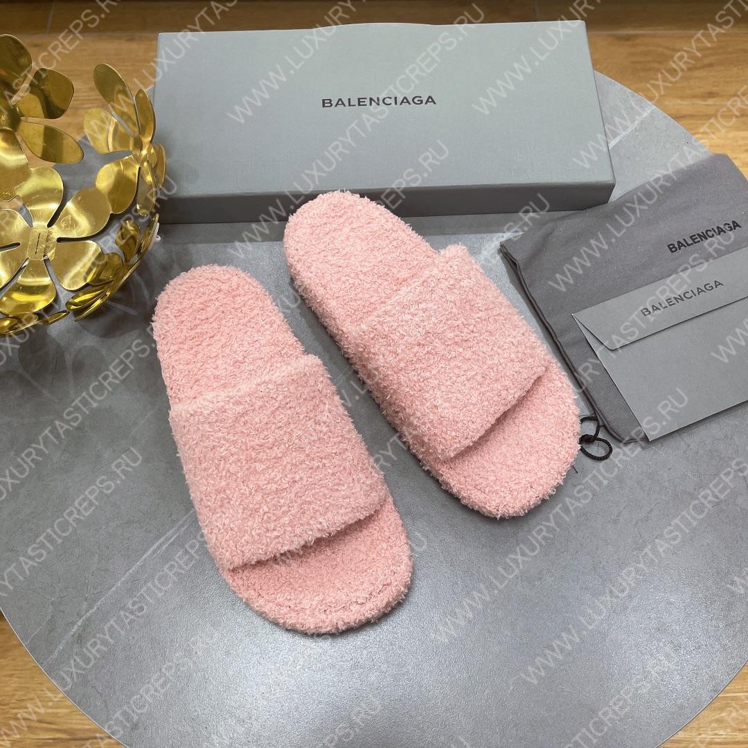 Ba*len*cia*ga slide baby pink 654261w2do11096