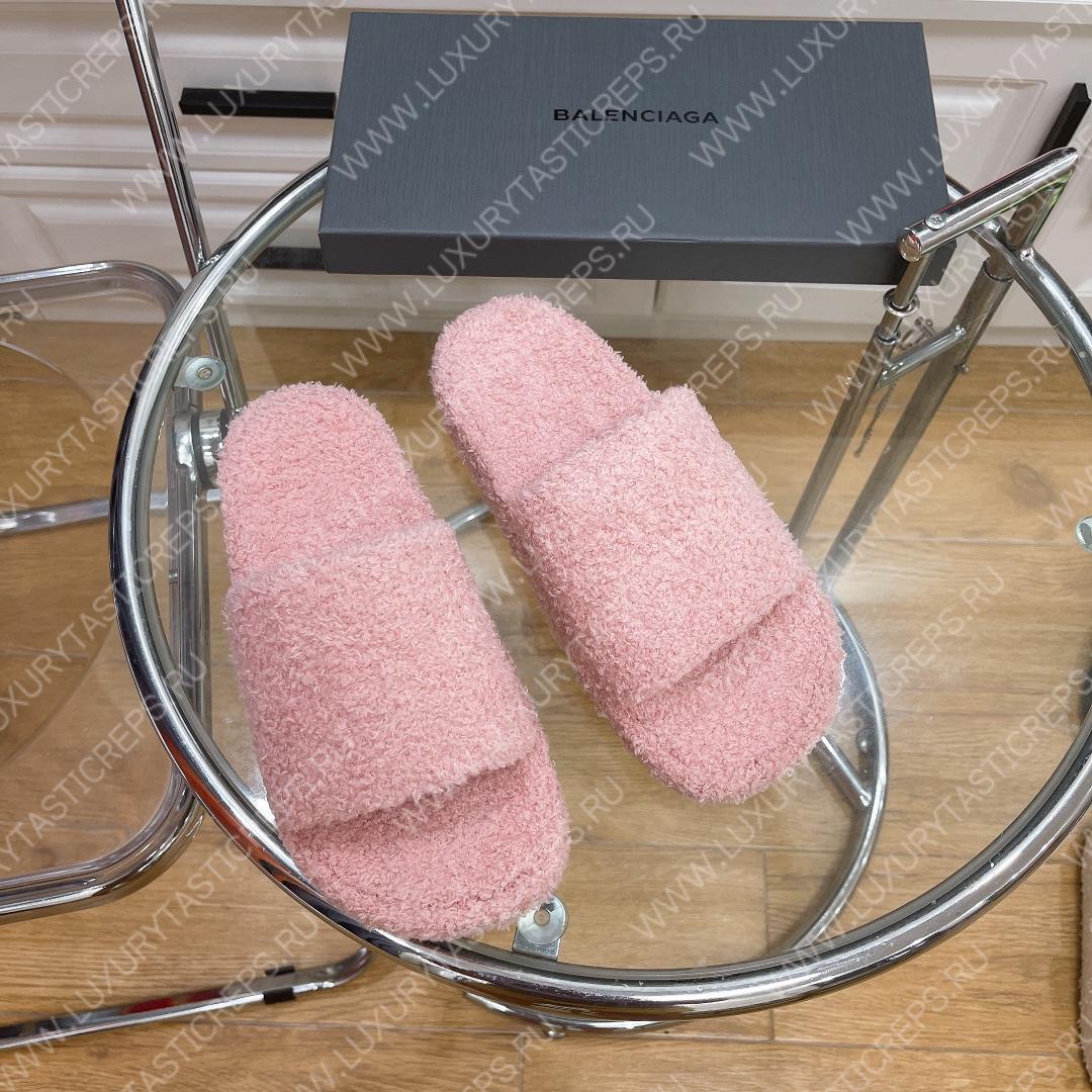 Ba*len*cia*ga slide baby pink 654261w2do11096