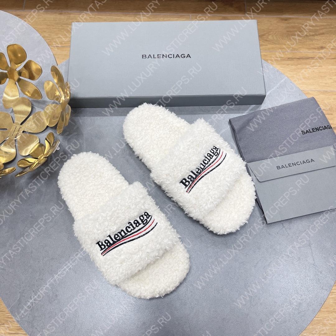 Ba*len*cia*ga slide white 654261w2do11096