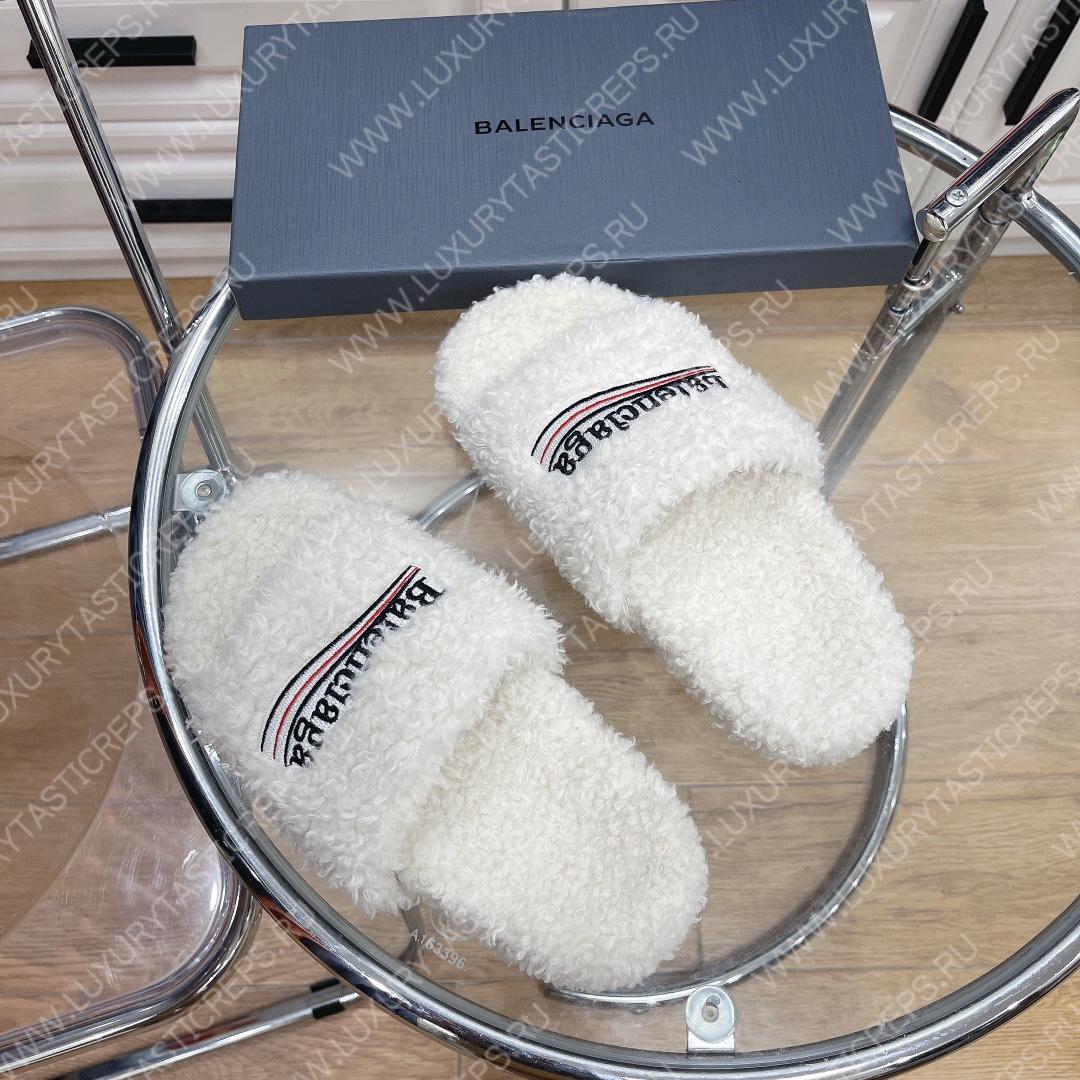 Ba*len*cia*ga slide white 654261w2do11096