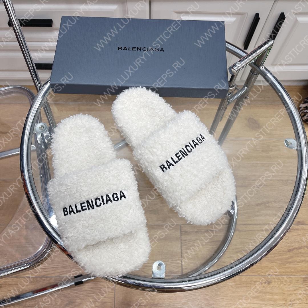 Ba*len*cia*ga slide white 654261w2do11096