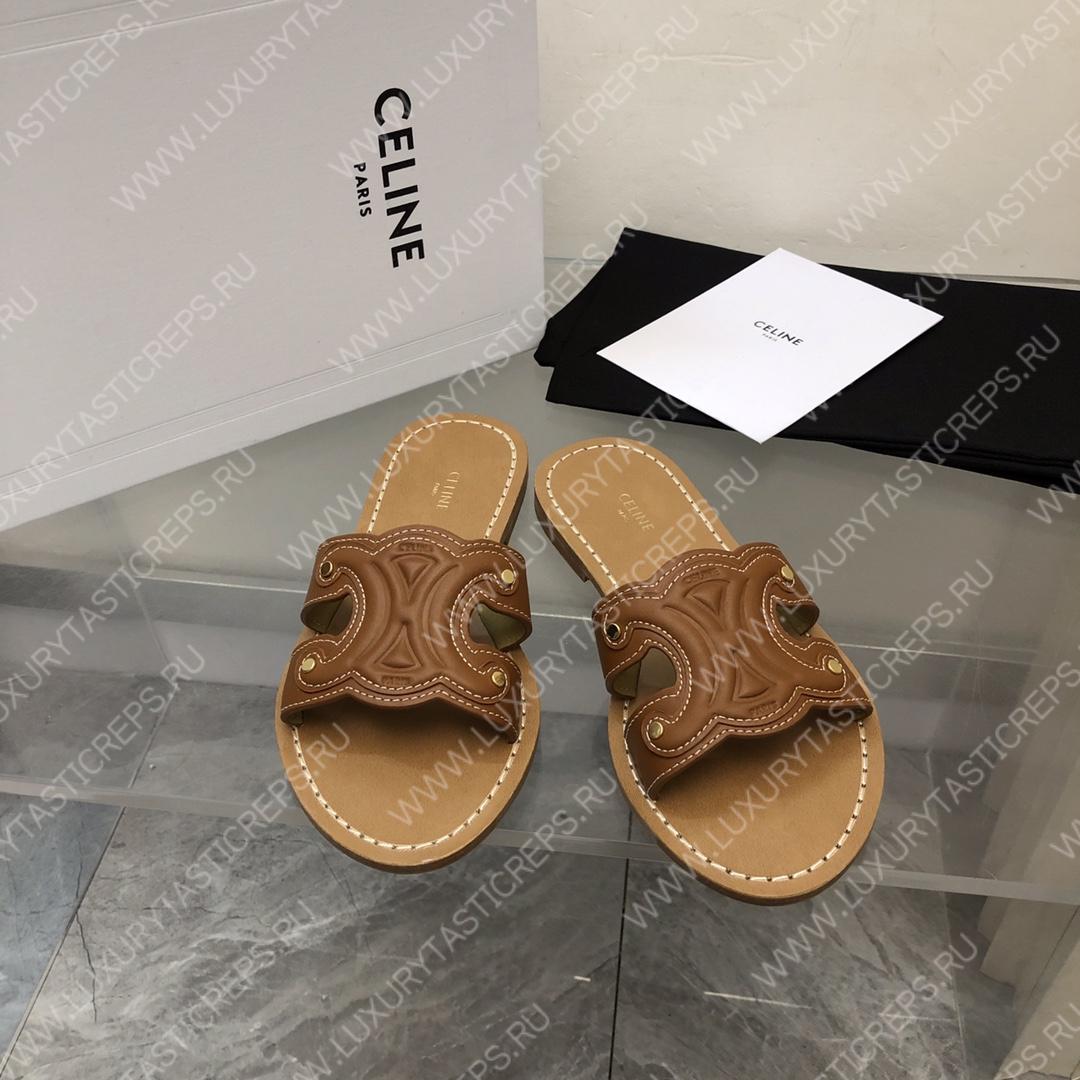 Ce**e triomphe mule brown 352413093c