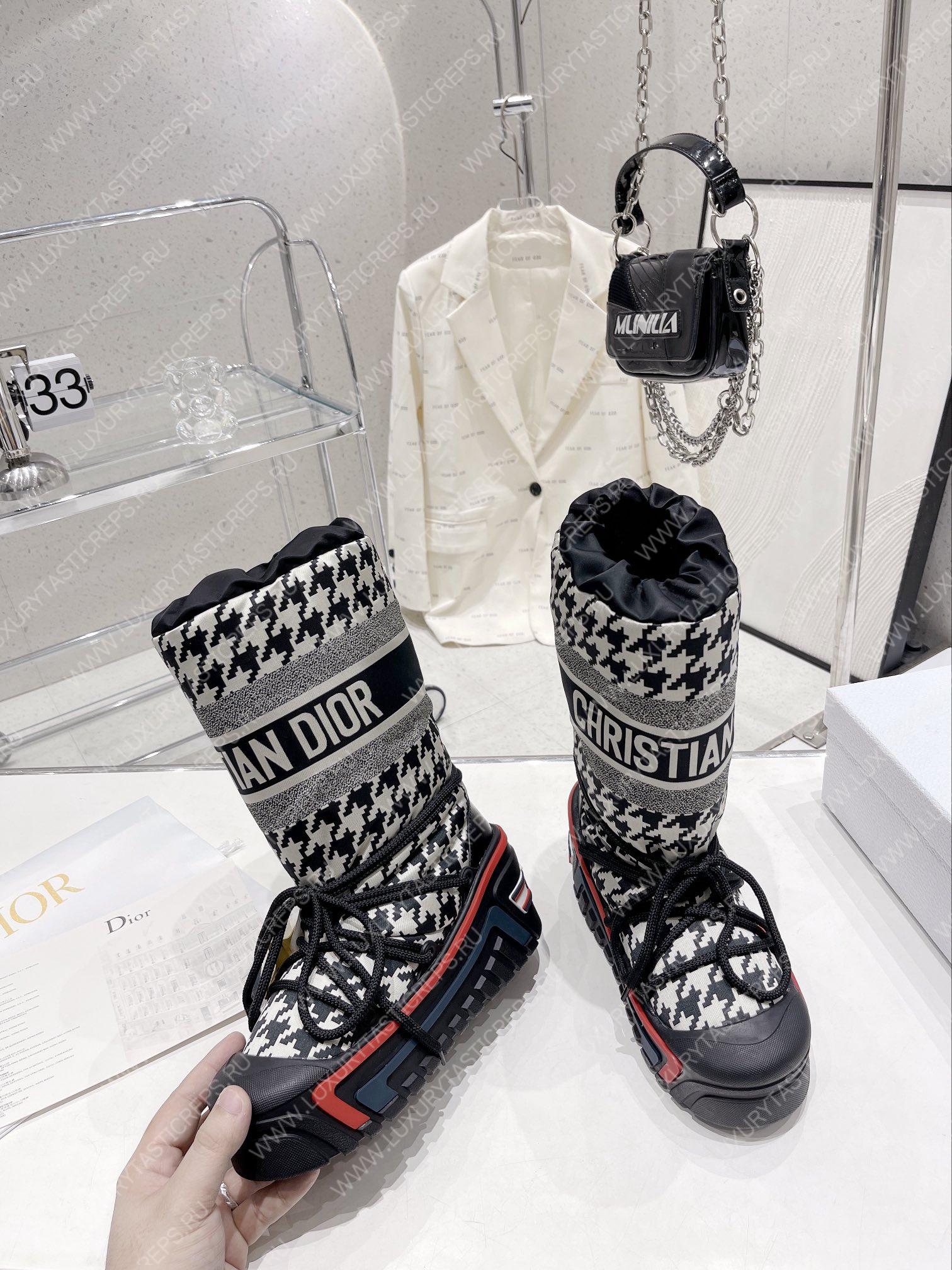 D*or alps snow boot kci685osy black/white