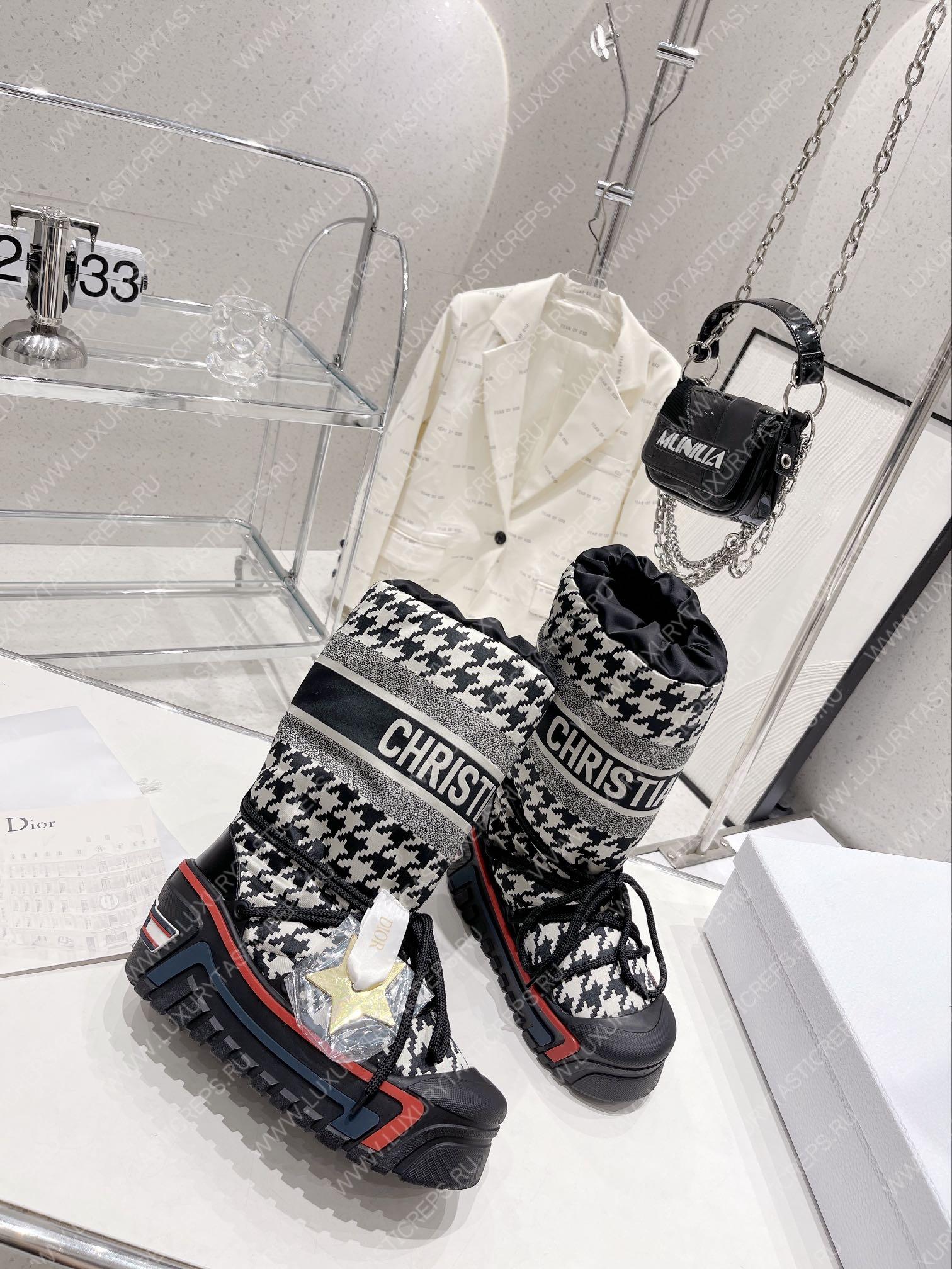 D*or alps snow boot kci685osy black/white