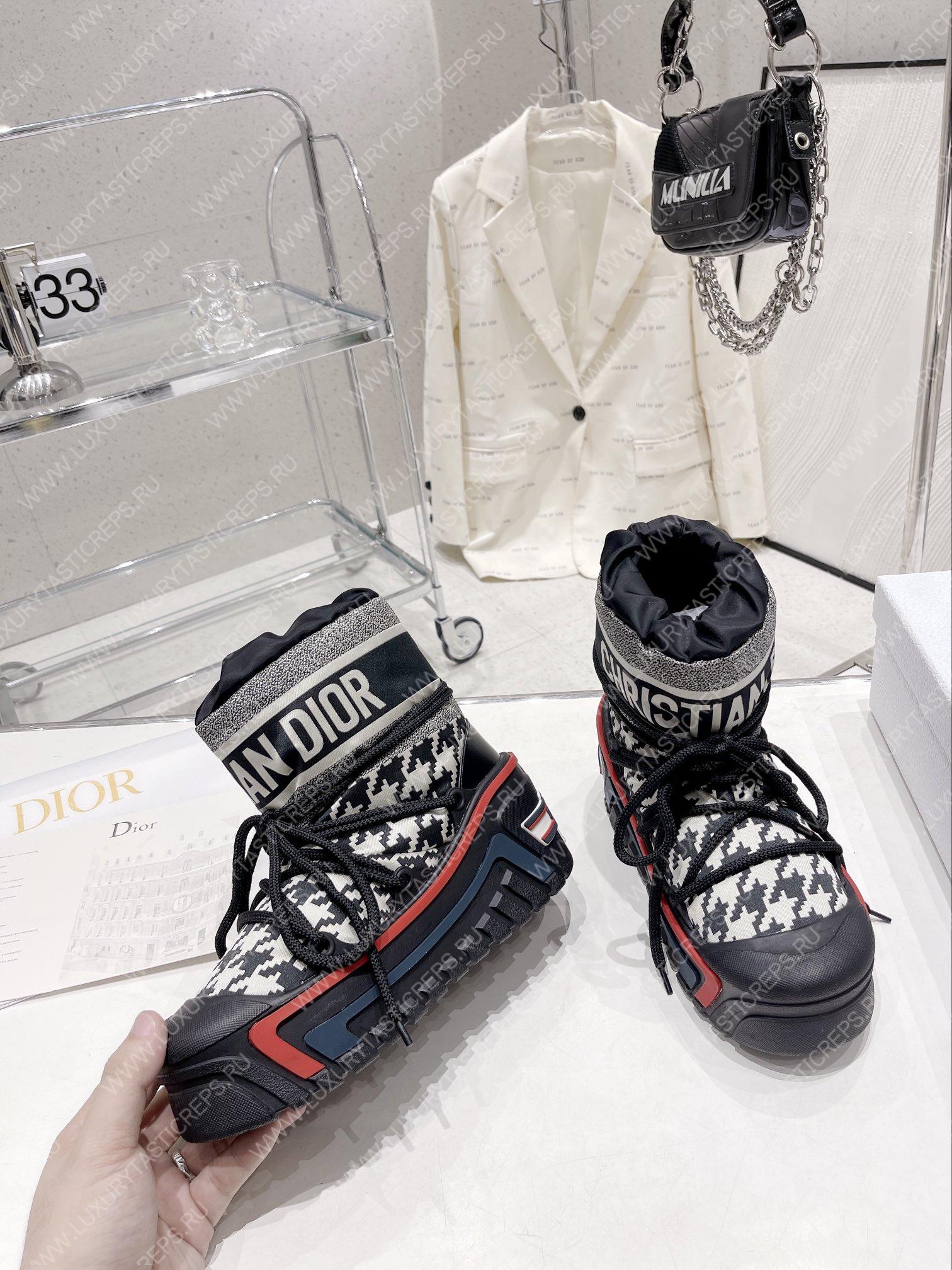 D*or alps snow ankle boot black/white kci685osy