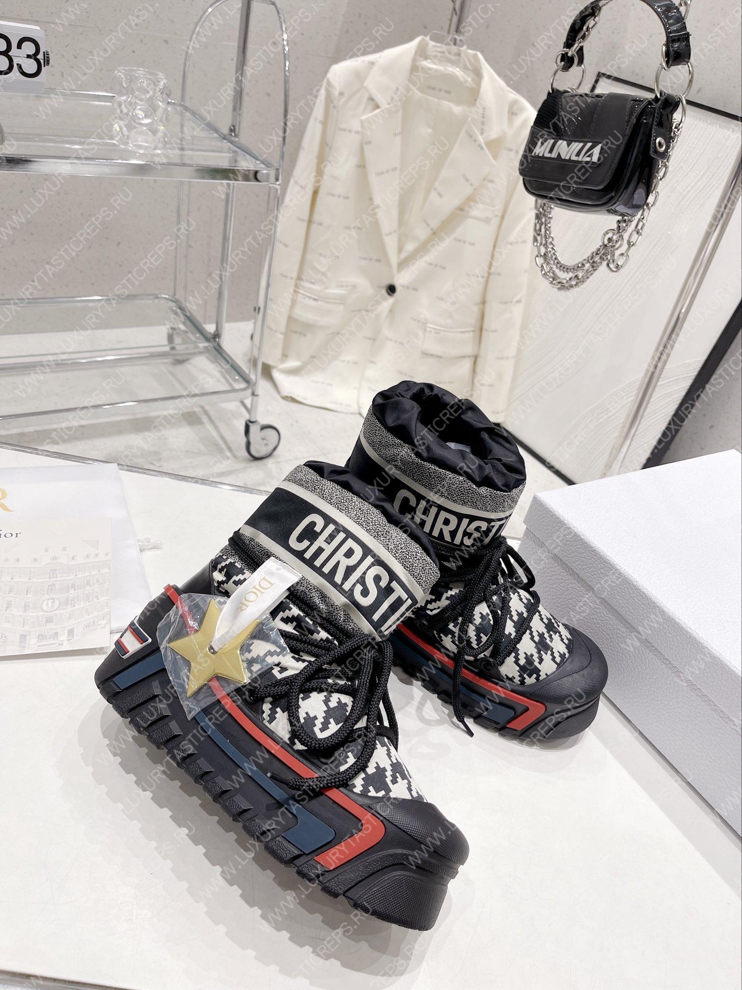 D*or alps snow ankle boot black/white kci685osy