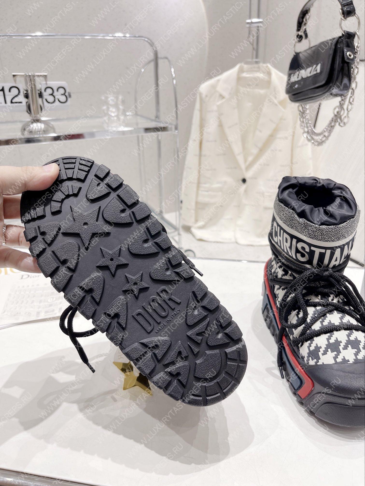 D*or alps snow ankle boot black/white kci685osy