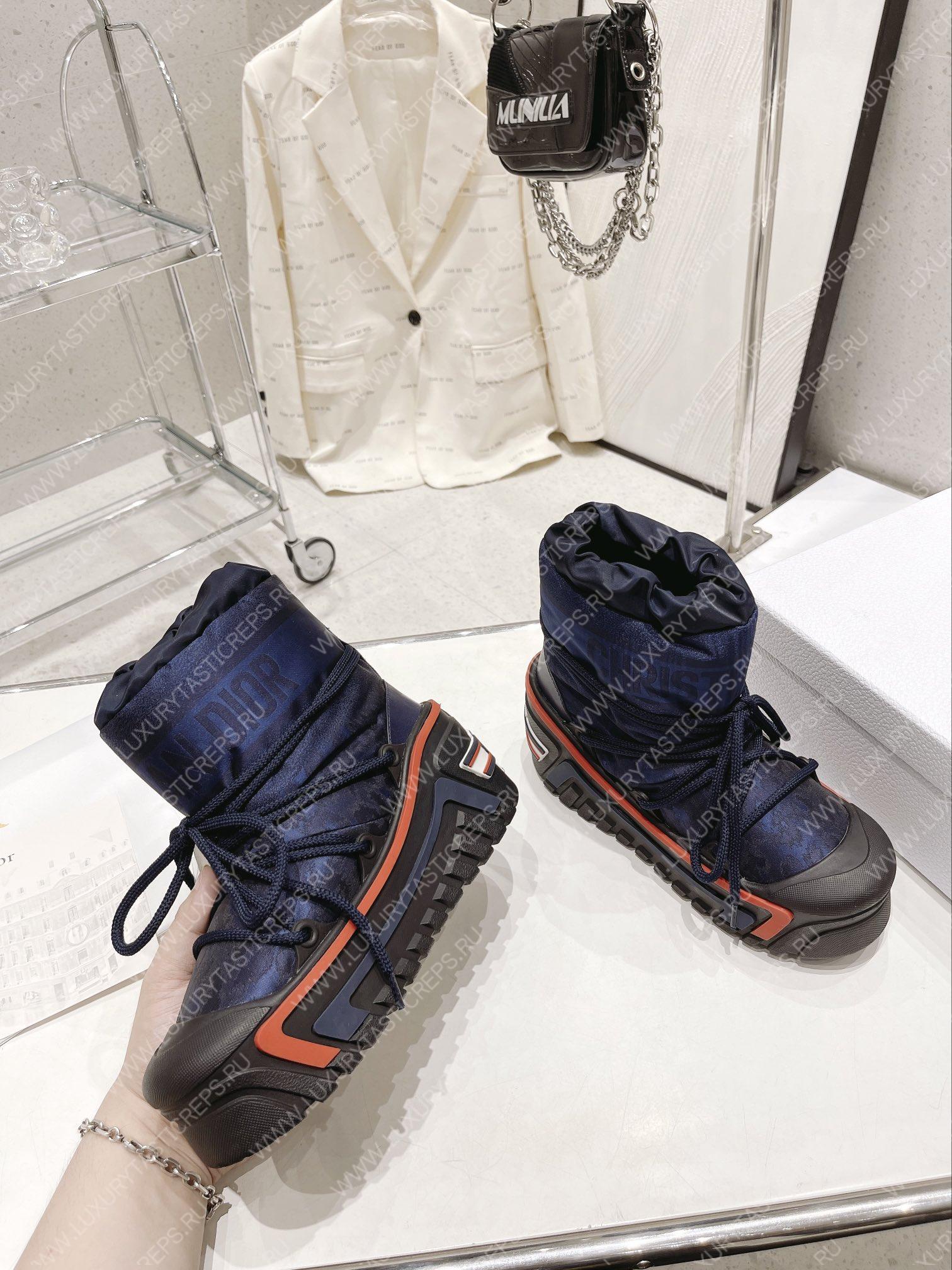 D*or alps snow ankle boot blue kci684lny