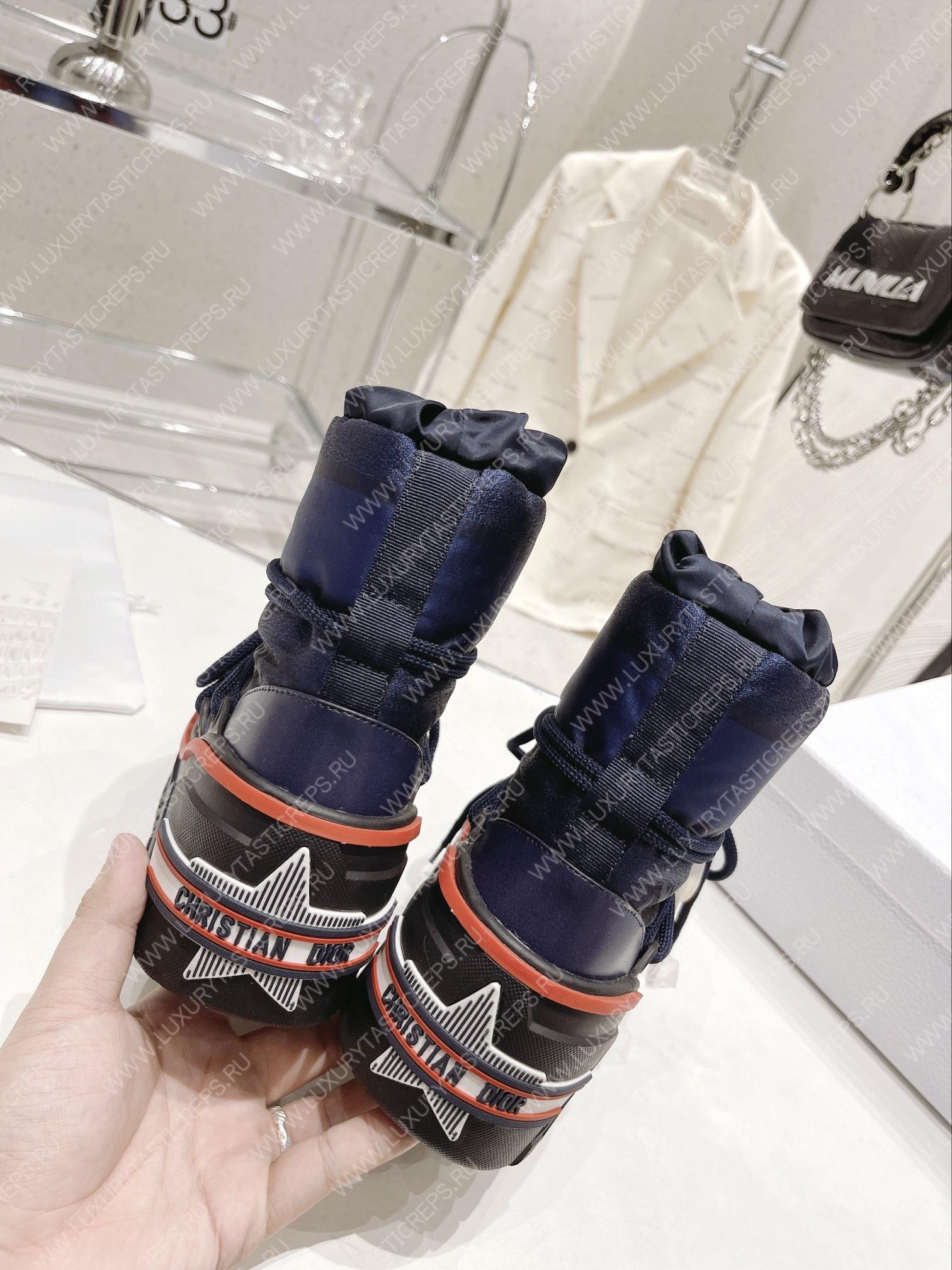 D*or alps snow ankle boot blue kci684lny