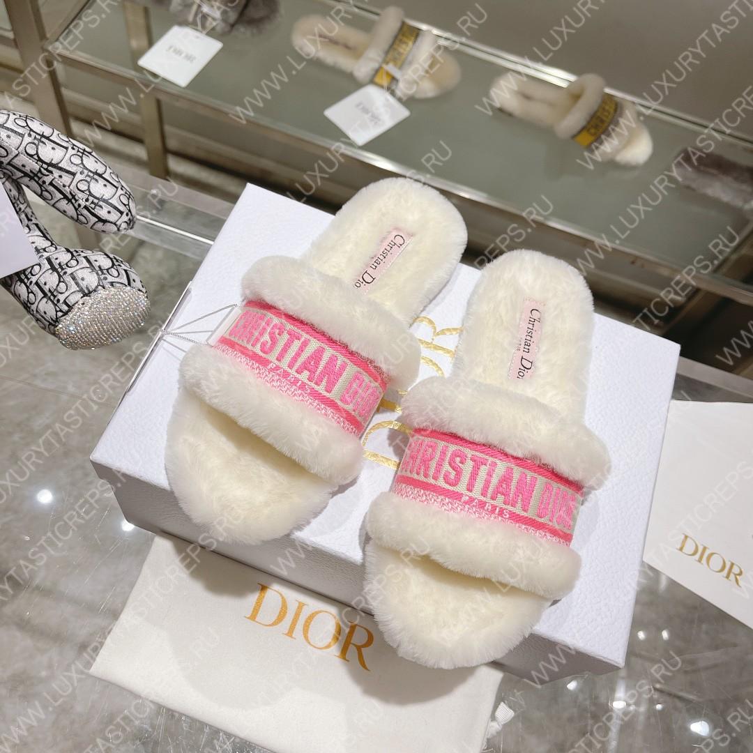 ch**an D*or dway slide white and bright pink kcq551esk