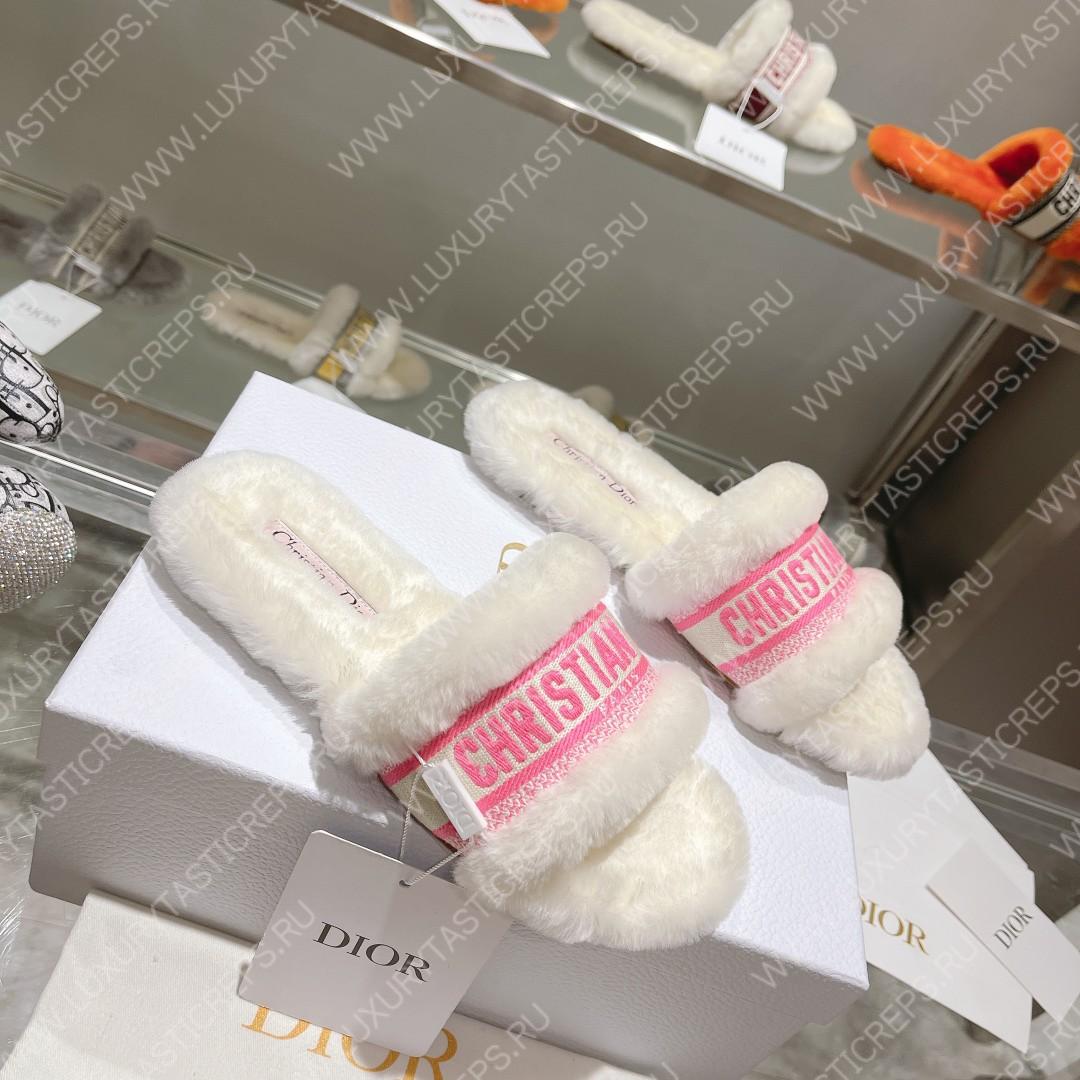 ch**an D*or dway slide white and bright pink kcq551esk