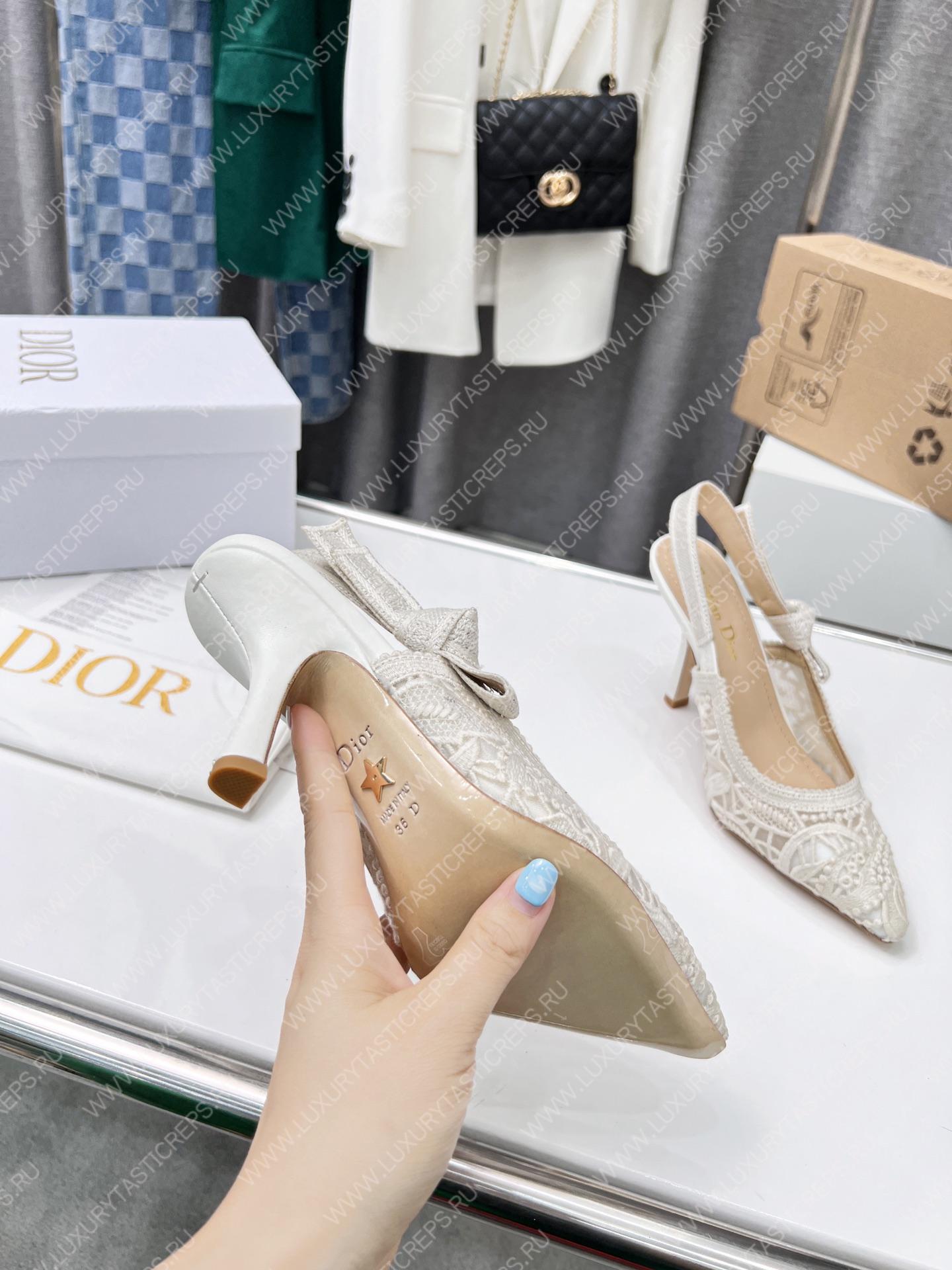 D*or j’aD*or slingback pump white kdp945mcm