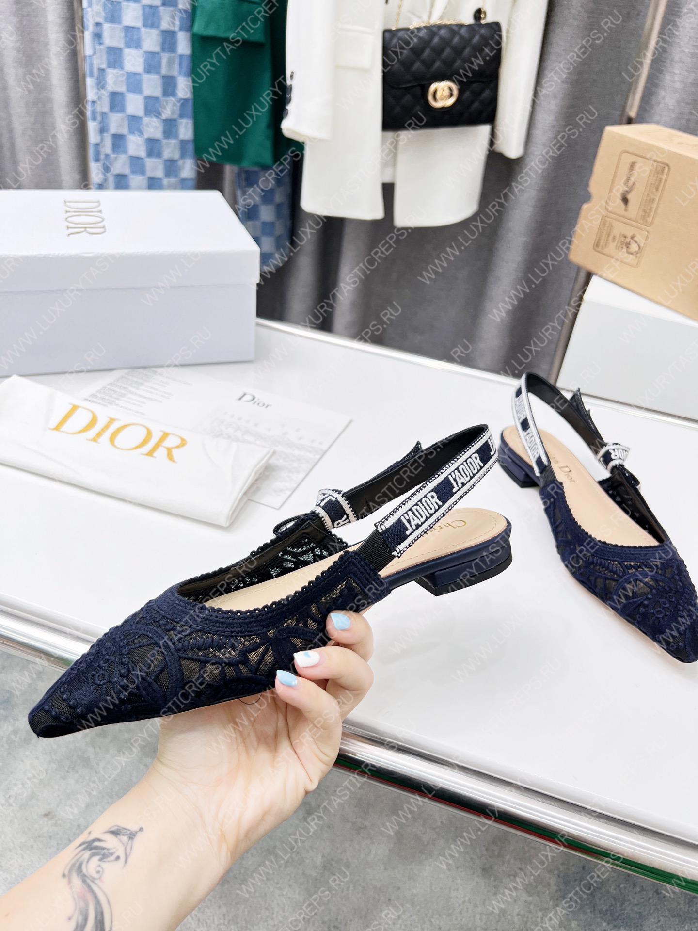 D*or j’aD*or slingback pump navy blue kdp945mcm