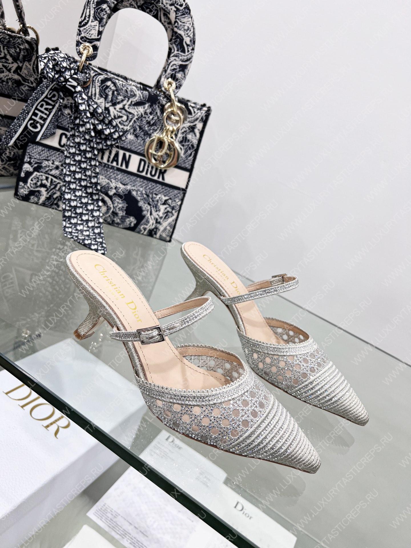 D*or capture heeled mule grey kcp927sry