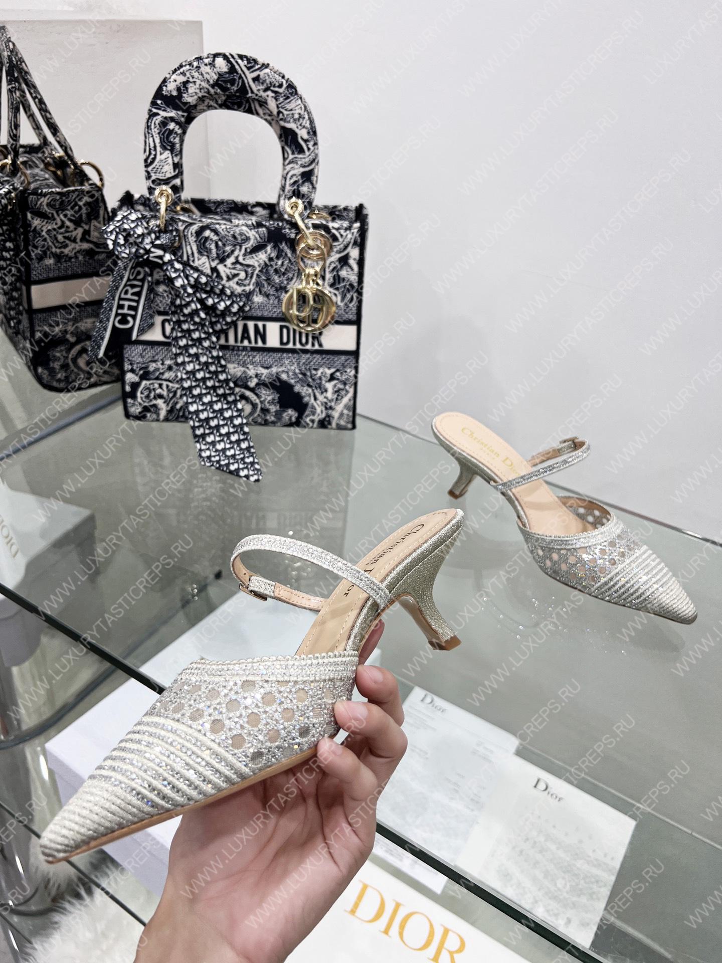 D*or capture heeled mule grey kcp927sry