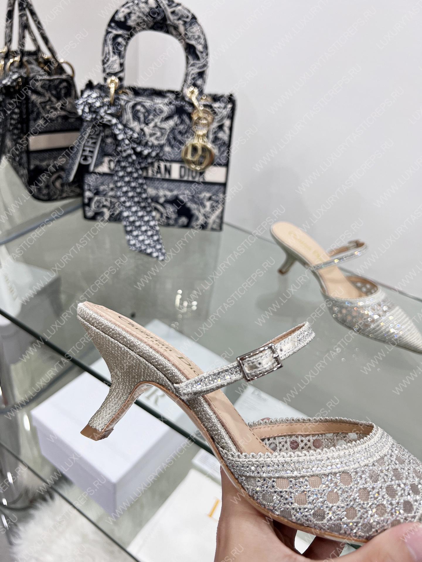 D*or capture heeled mule grey kcp927sry