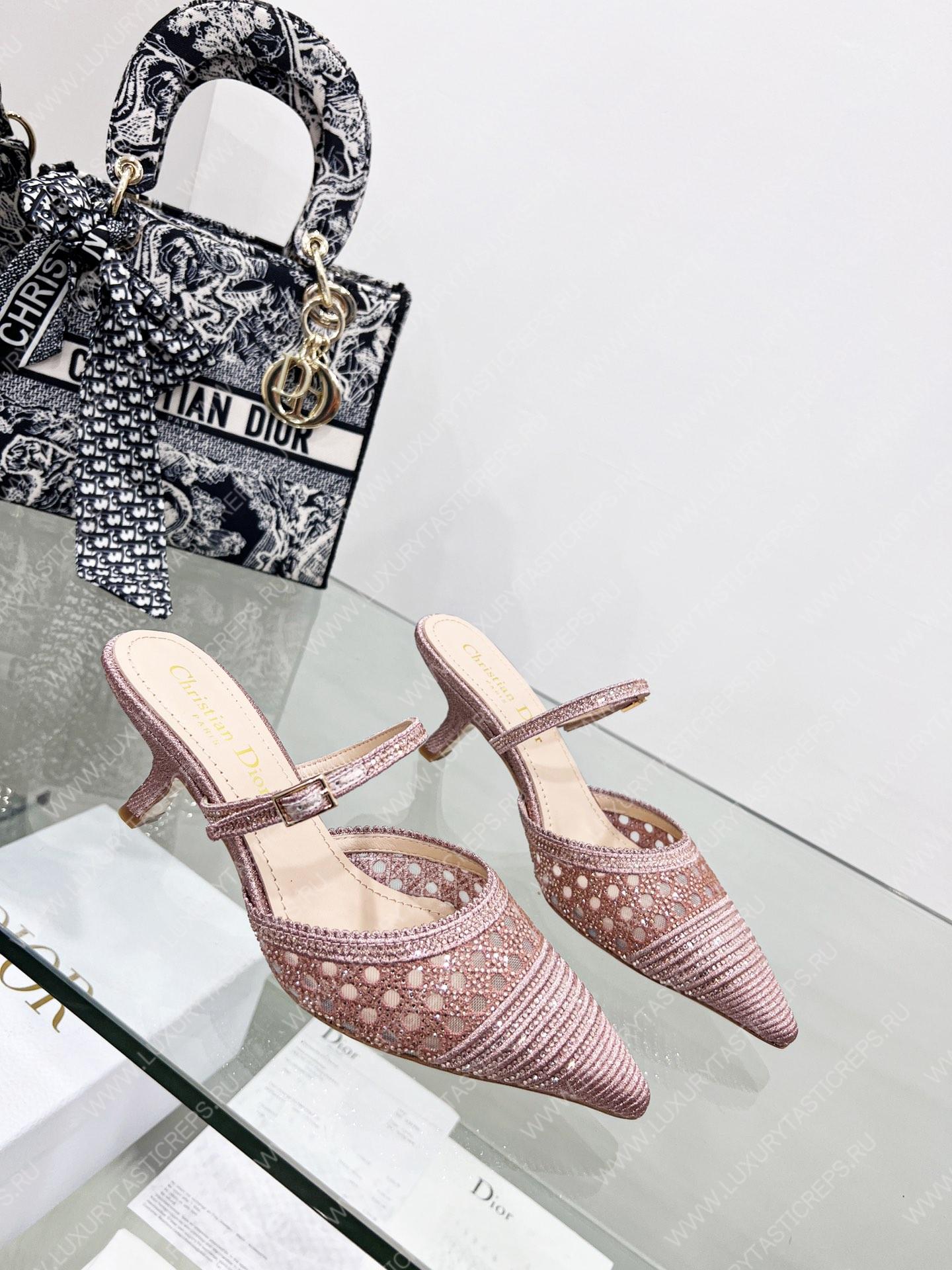 D*or capture heeled mule pink kcp927sry