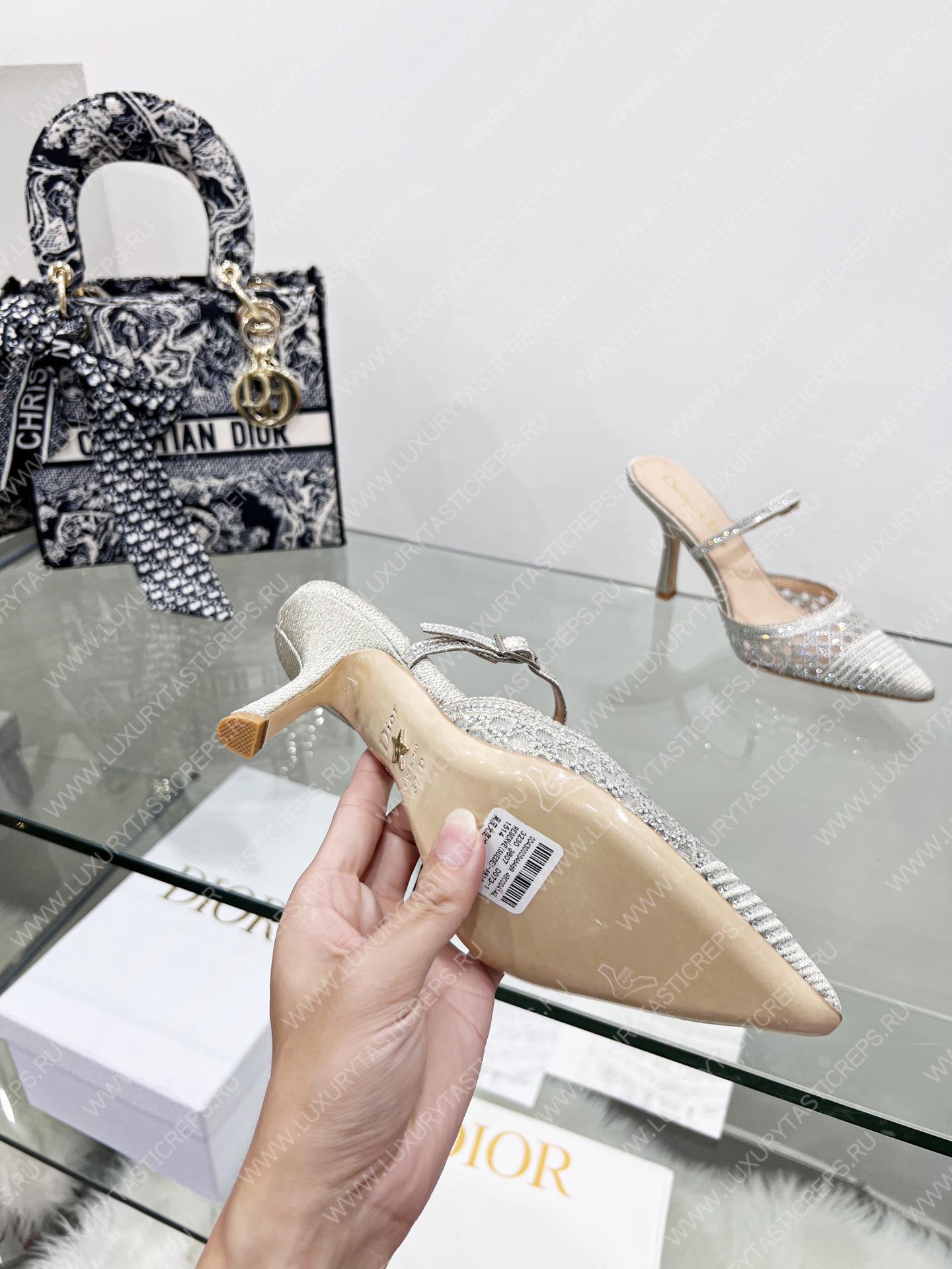 D*or capture heeled mule grey kcp927sry