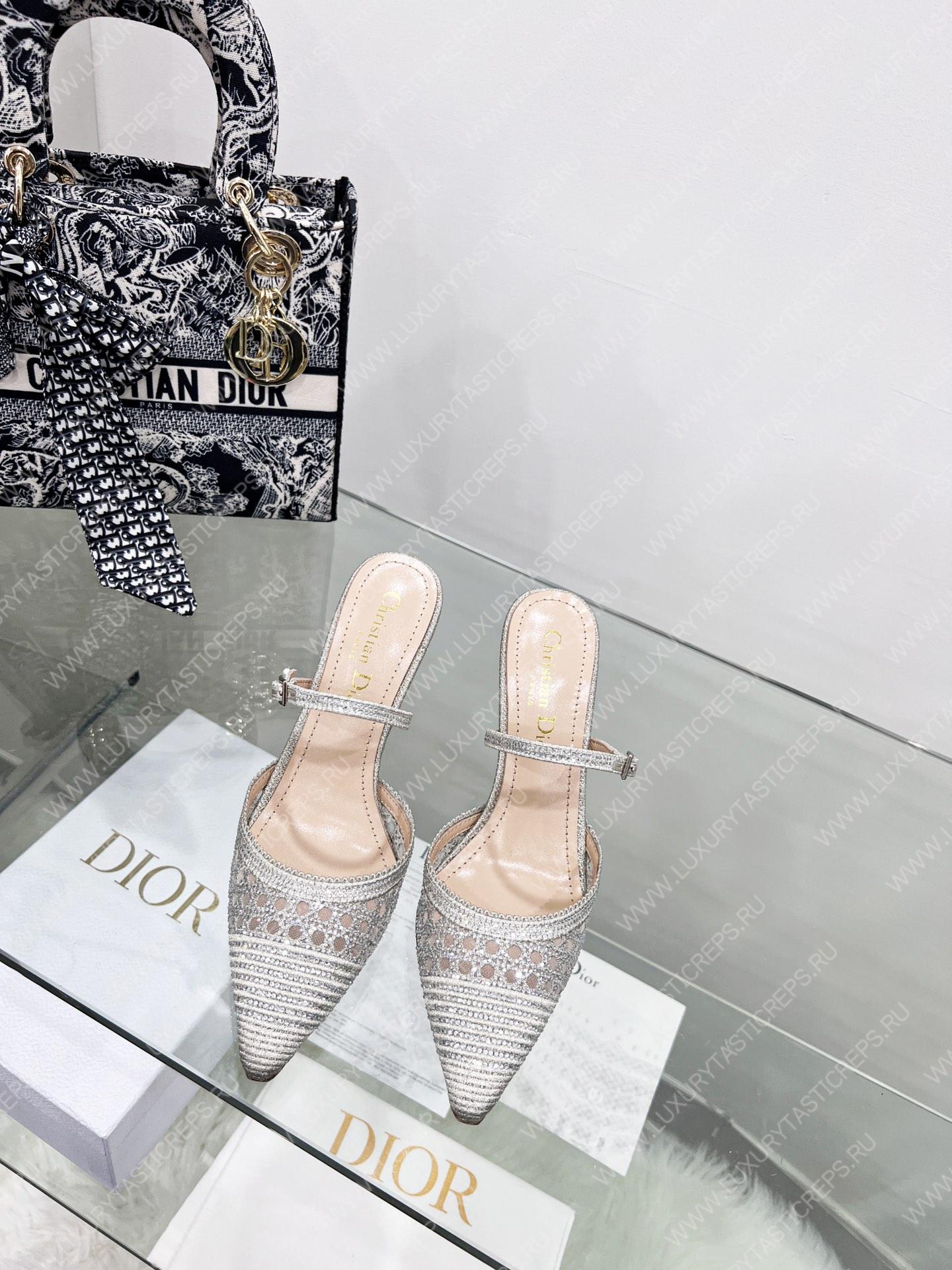 D*or capture heeled mule grey kcp927sry