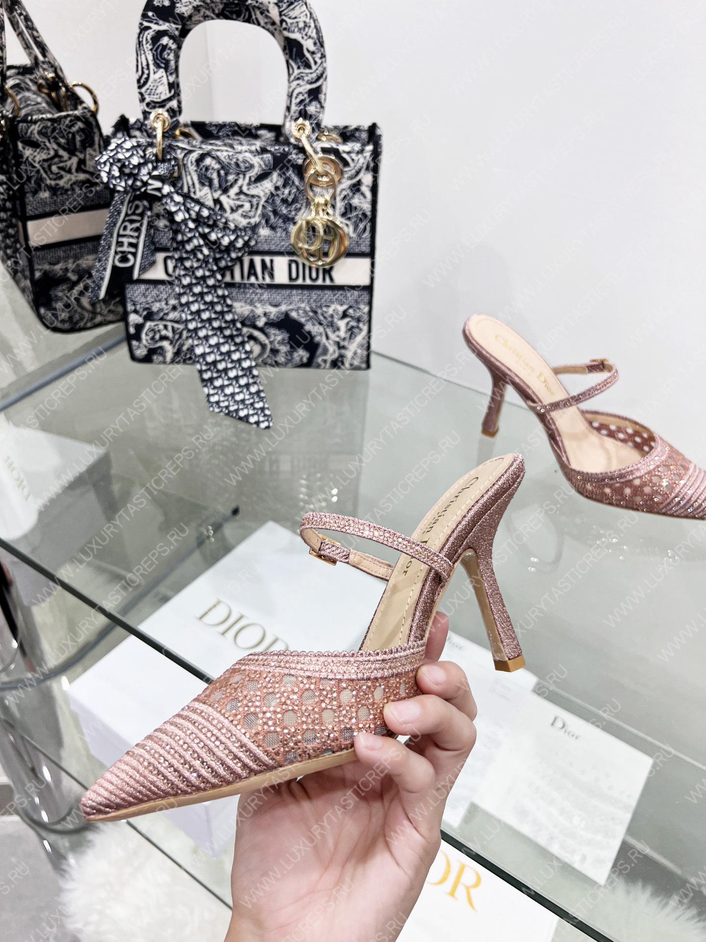 D*or capture heeled mule pink kcp927sry