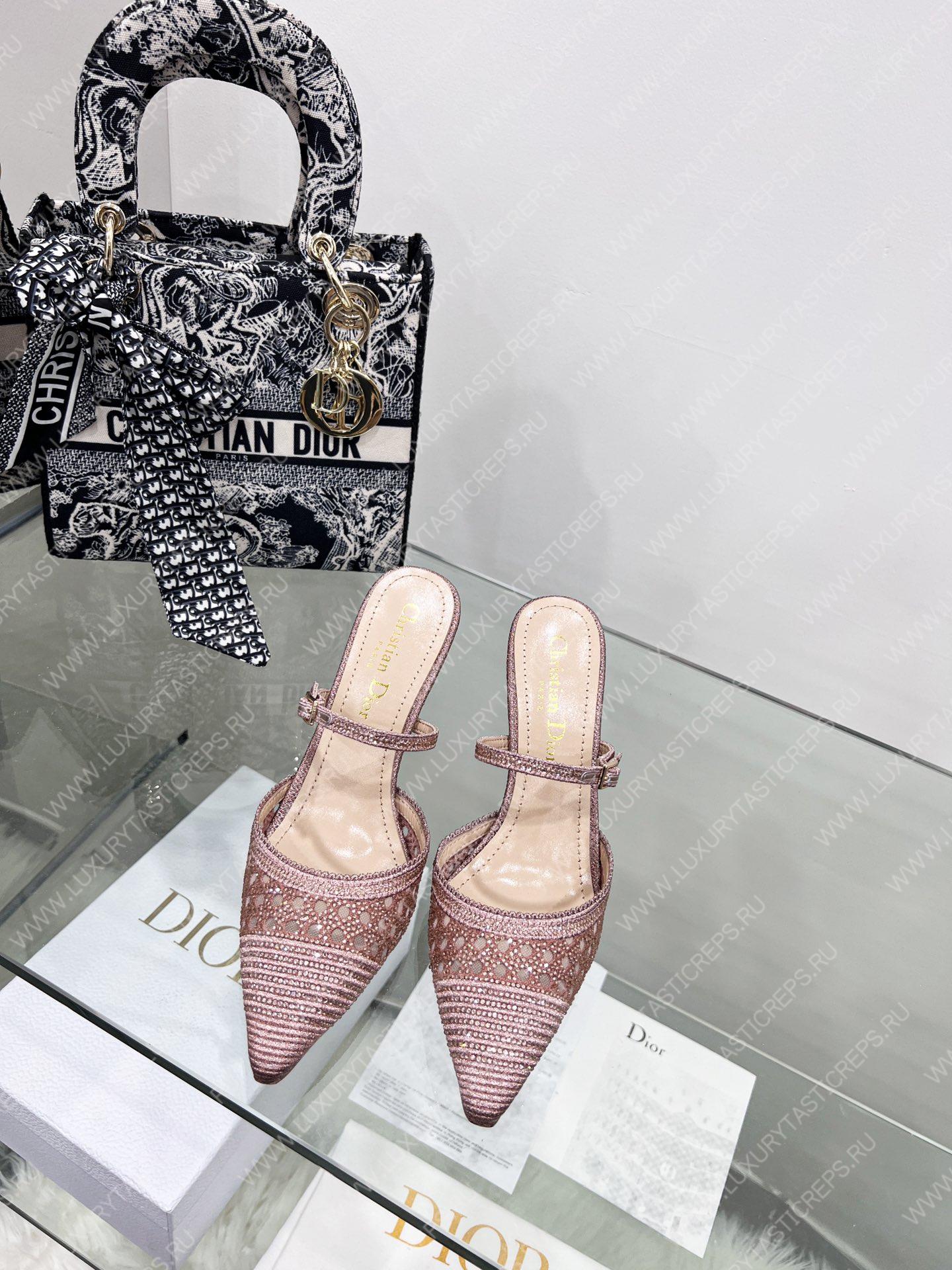 D*or capture heeled mule pink kcp927sry